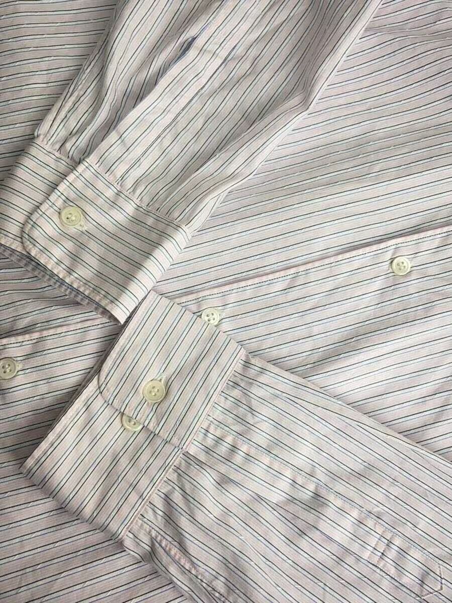 Comme des Garcons × Comme des Garcons Homme Deux Patch Striped Button Shirt Size US L / EU 52-54 / 3 - 5 Thumbnail