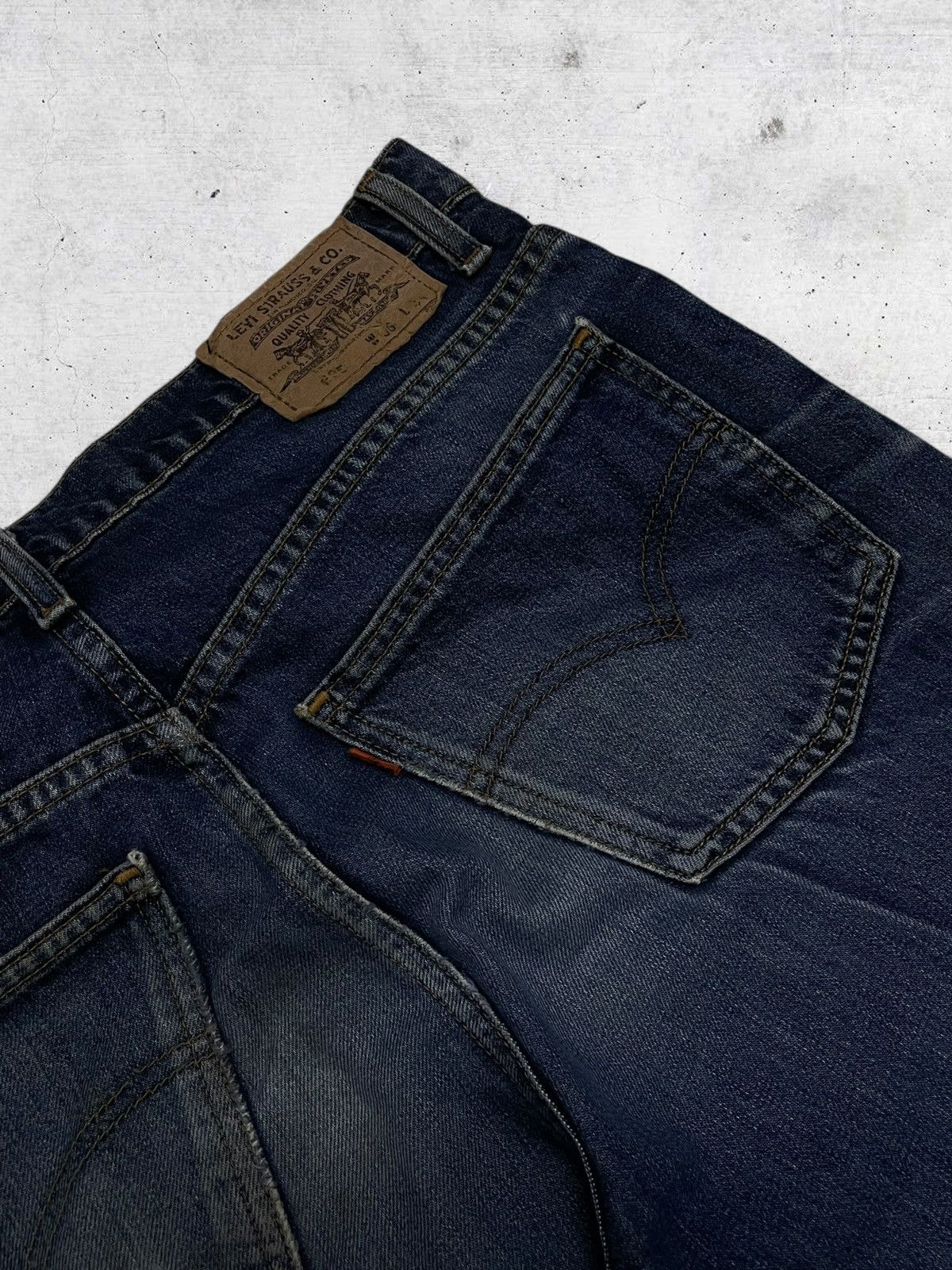Levi's Vintage Clothing VINTAGE LEVIS 605 ORANGE TAB 1990S DESIGNER DISTRESSED DENIM Size US 34 / EU 50 - 16 Thumbnail