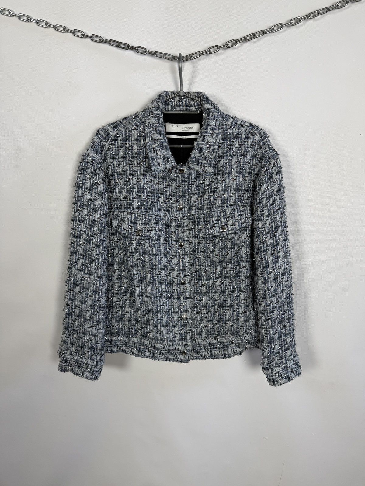 Iro IRO Paris Blazer Jacket Aeromusic Metallic Thread Size 18 Size XL / US 12-14 / IT 48-50 - 1 Thumbnail