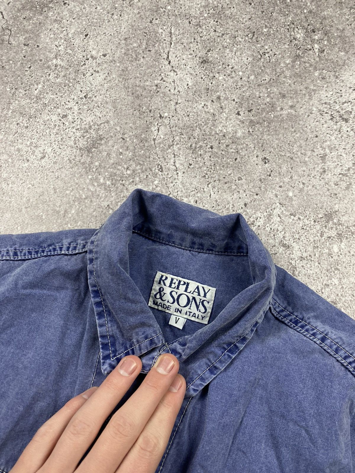 Designer × Vintage Replay & sons made in Italy vest big logo luxury Size XS / US 0-2 / IT 36-38 - 5 Thumbnail