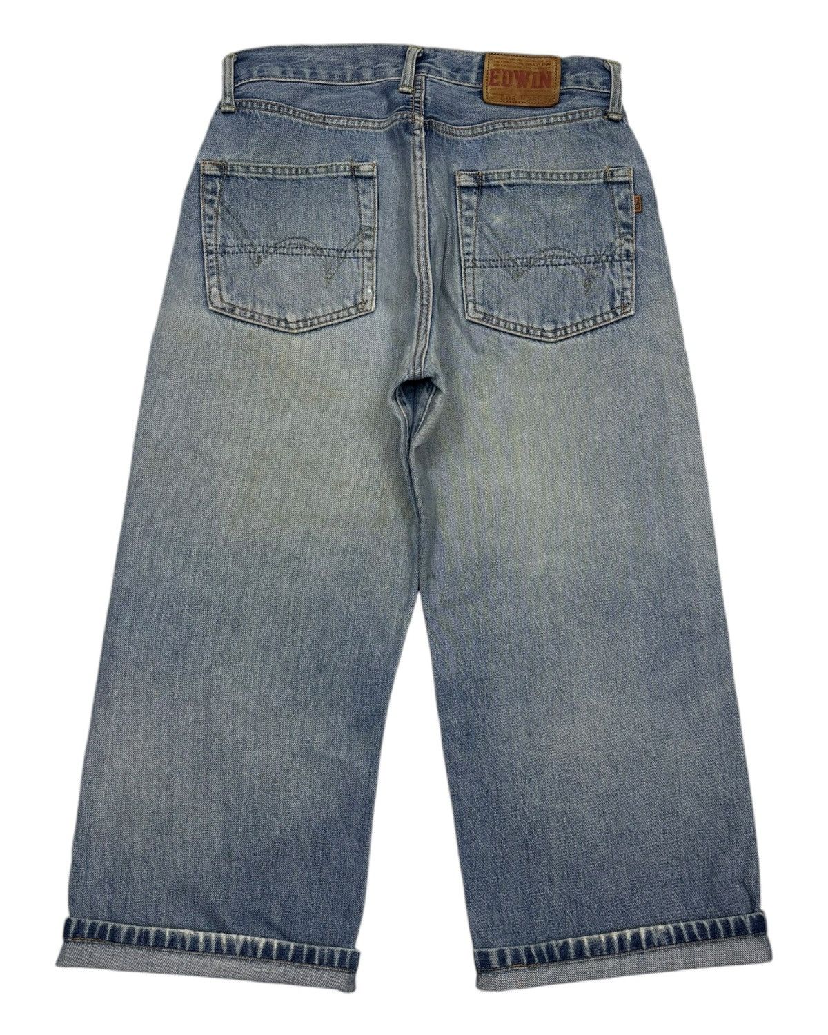 If Six Was Nine EDWIN 505 SELVEDGE JORTS DENIM JEANS Size US 28 / EU 44 - 2 Thumbnail