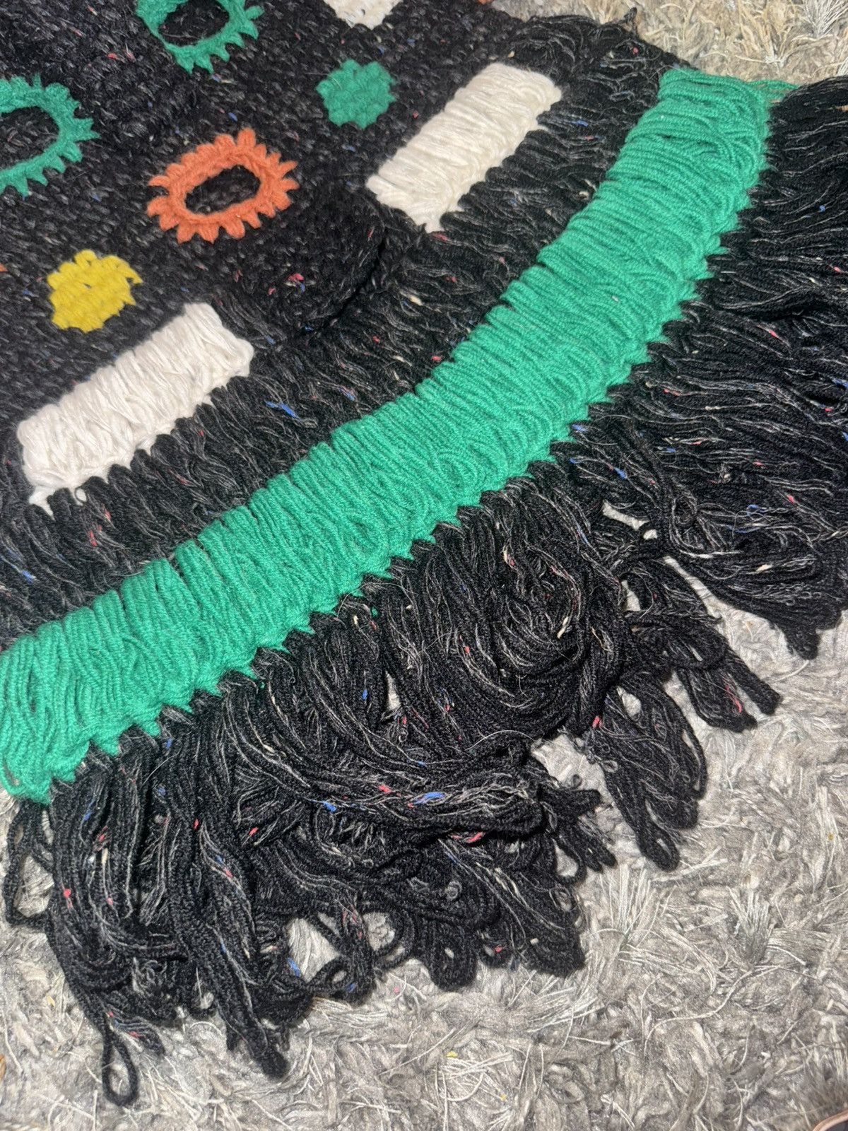 Kapital Kapital Woven Knit Face Mask |VERY RARE| Size ONE SIZE - 3 Thumbnail