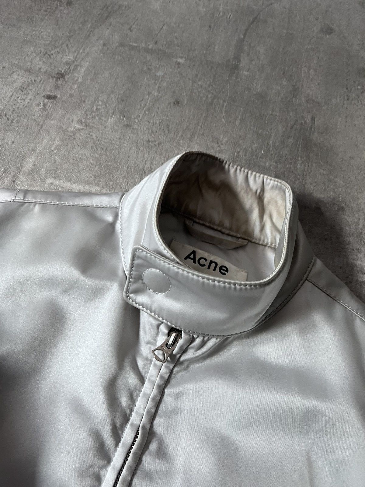 Acne Studios Acne Studios S/S 2017 Mito silver nylon jacket Size US M / EU 48-50 / 2 - 12 Thumbnail