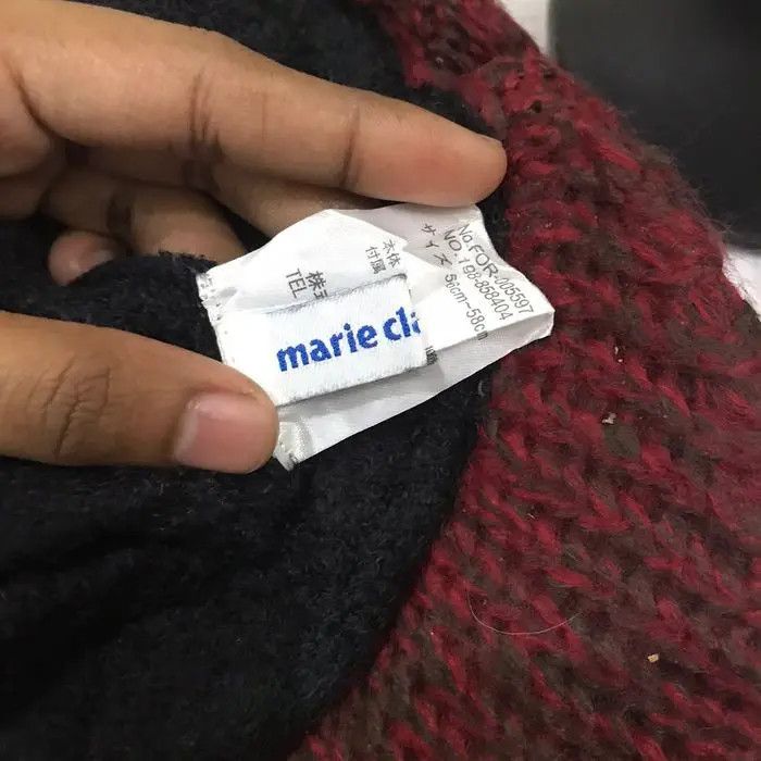 Vintage Marie Claire Knit Beanie Hat Size ONE SIZE - 5 Thumbnail