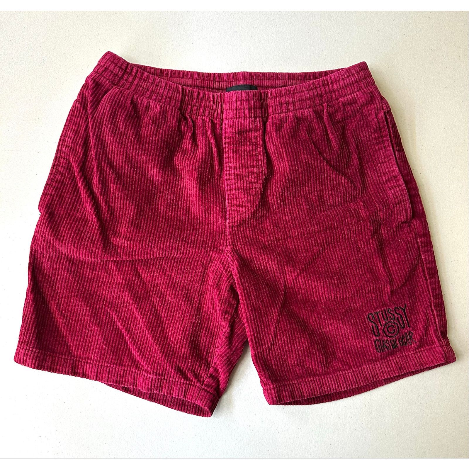 Stussy Stussy Corduroy Shorts Burgundy Red Classic Men's Size 28 Size US 28 / EU 44 - 1 Thumbnail