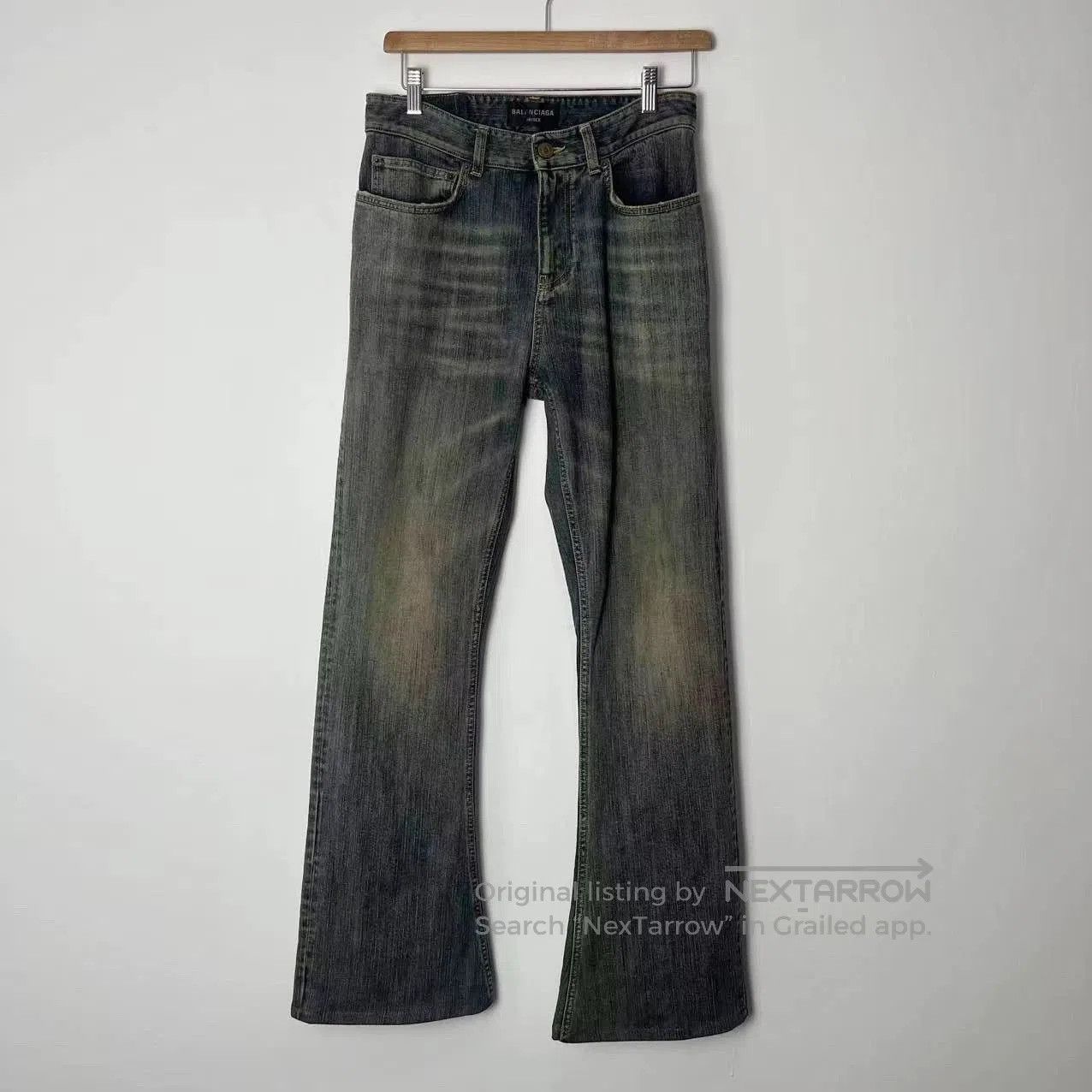 Balenciaga Balenciaga 23AW Bootcut Faded Jeans. Size US 27 - 1 Thumbnail