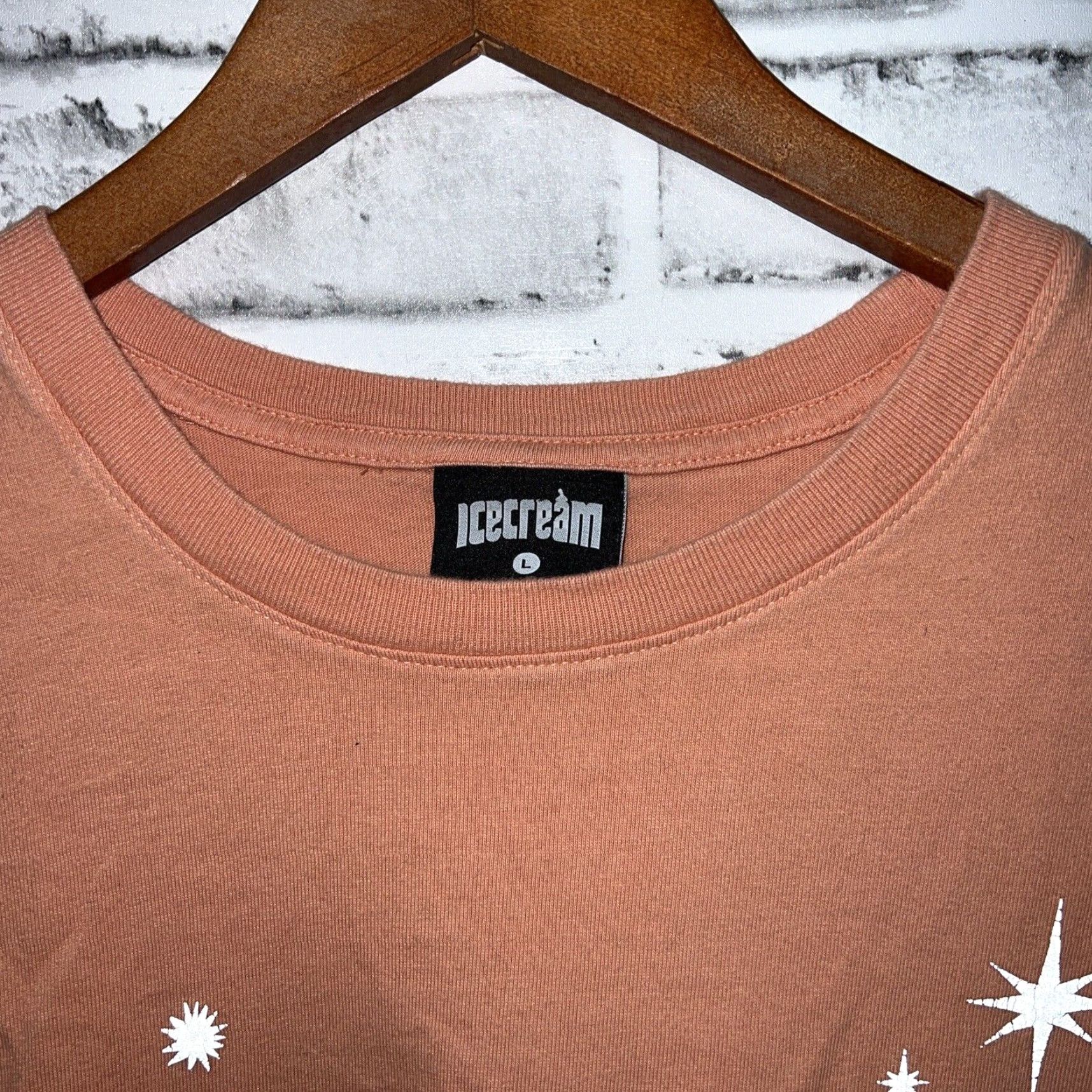Vintage Icecream Graphic T-Shirt Mens Large Pink Size US L / EU 52-54 / 3 - 3 Thumbnail