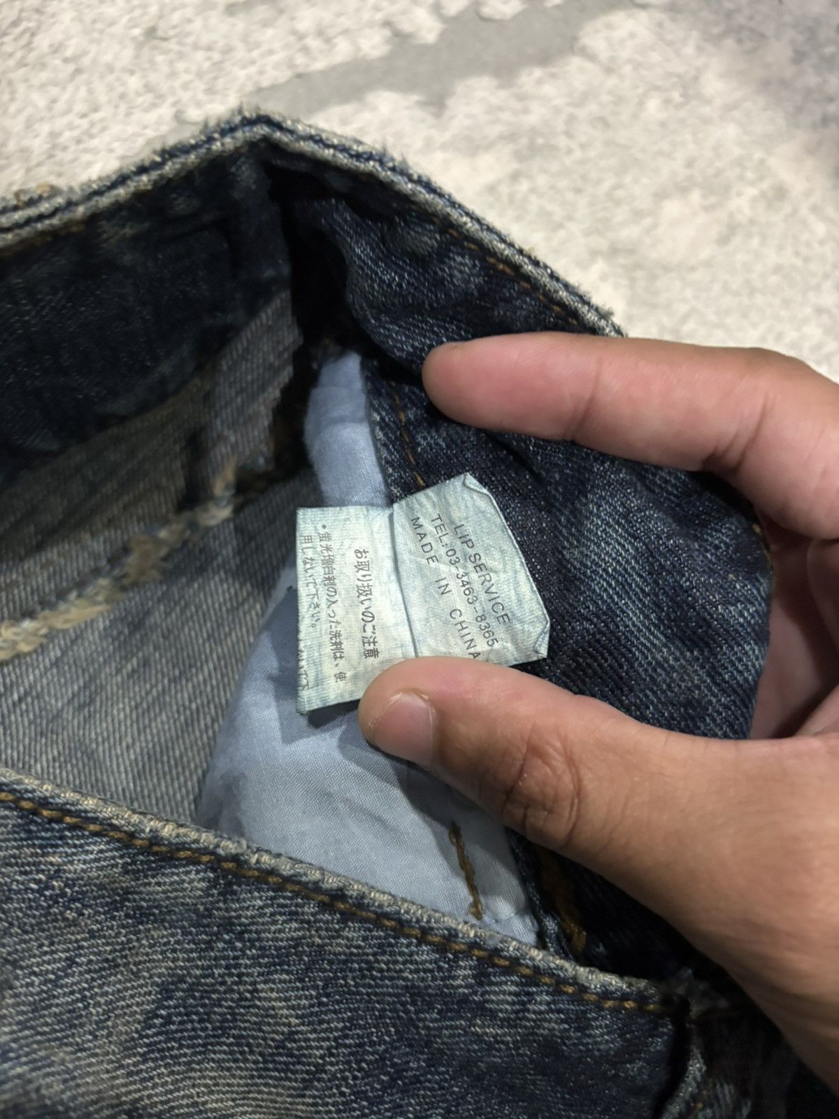Lip Service 2000s IfSixWasNine Lgb Lip Service Vkei Distressed Denim Size 27" / US 4 / IT 40 - 13 Thumbnail