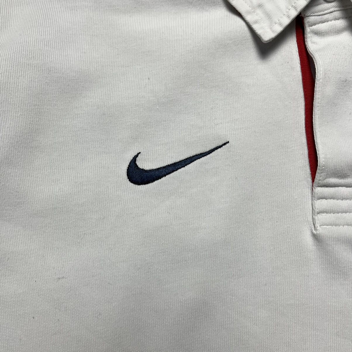Nike Vintage Nike England Rugby League Polo Longsleeve Jersey Size US XL / EU 56 / 4 - 4 Thumbnail