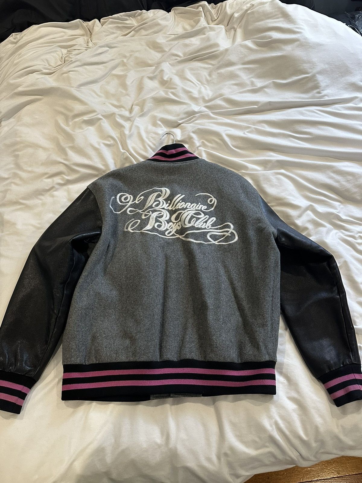 Billionaire Boys Club Billionaire Boys Club Flamingo Varsity Jacket Size US XL / EU 56 / 4 - 2 Thumbnail