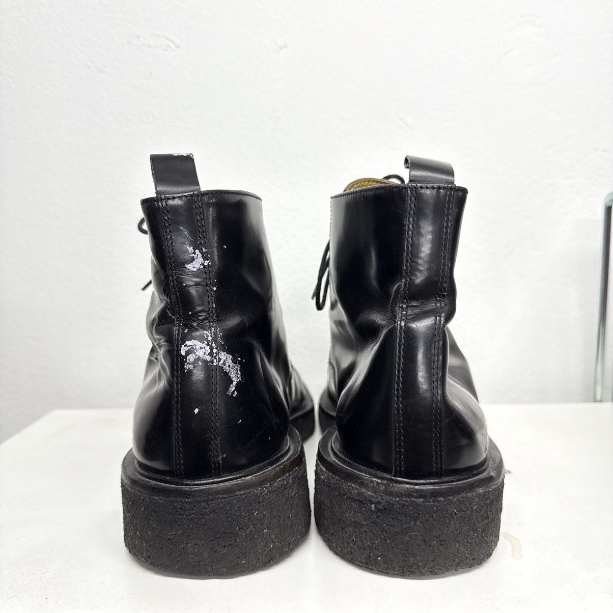 AMI Ami Alexandre Mattiussi combat boots laced up splatter Size US 10 / EU 43 - 3 Thumbnail