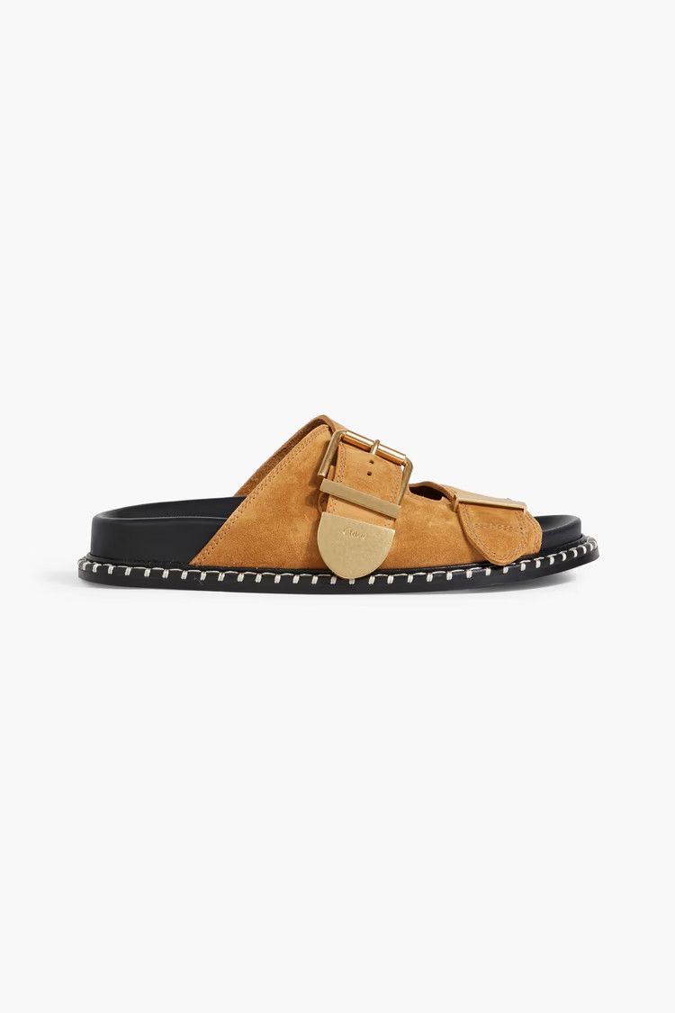 Chloe o1y0825 Leather Slippers in Camel Size US 6 / IT 36 - 1 Thumbnail