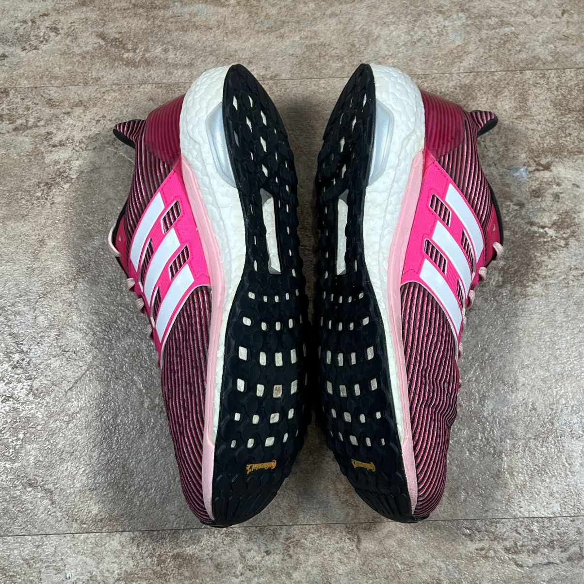 Adidas Adidas Movement Boost Shoe BB3470 Pink Knit Lace Up Sneaker Size US 7.5 / EU 40-41 - 7 Thumbnail