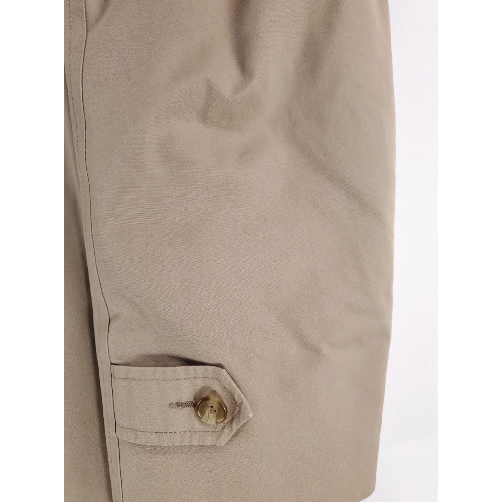 Brooks Brothers VINTAGE Brooks Brothers Trench Coat Overcoat Jacket Mens XL Beige Wool Lined Tan Size US XL / EU 56 / 4 - 2 Thumbnail