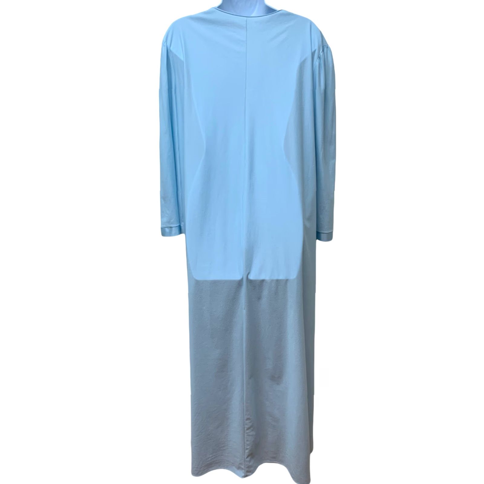Vintage VINTAGE Vanity Fair Nightgown Brushed Nylon 2XL XXL Cottagecore Blue Made USA Nightgown Womens Size ONE SIZE - 2 Thumbnail