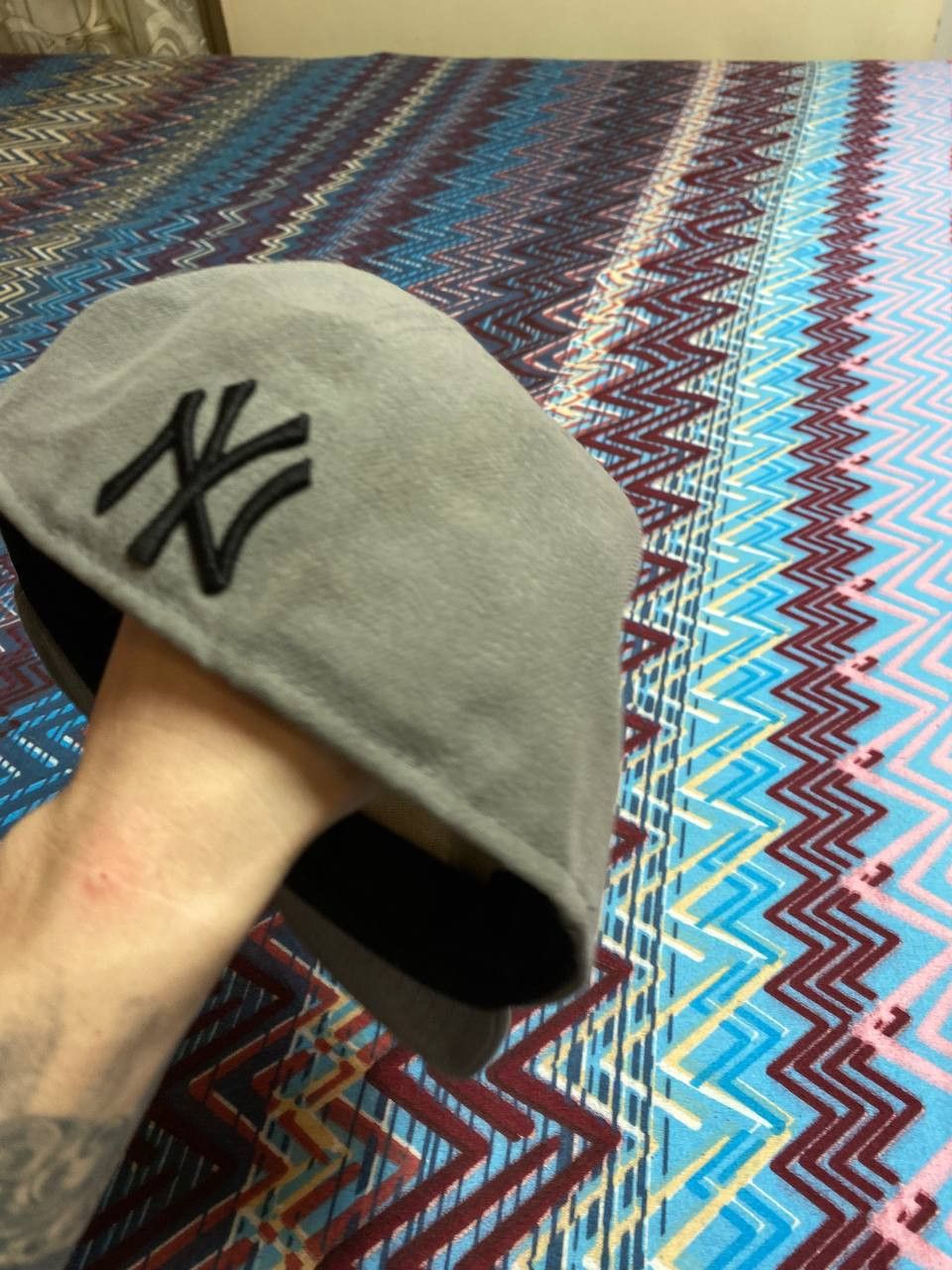 New Era Hats big logo Vintage New Era Cap Y2K streetwear Size ONE SIZE - 6 Thumbnail