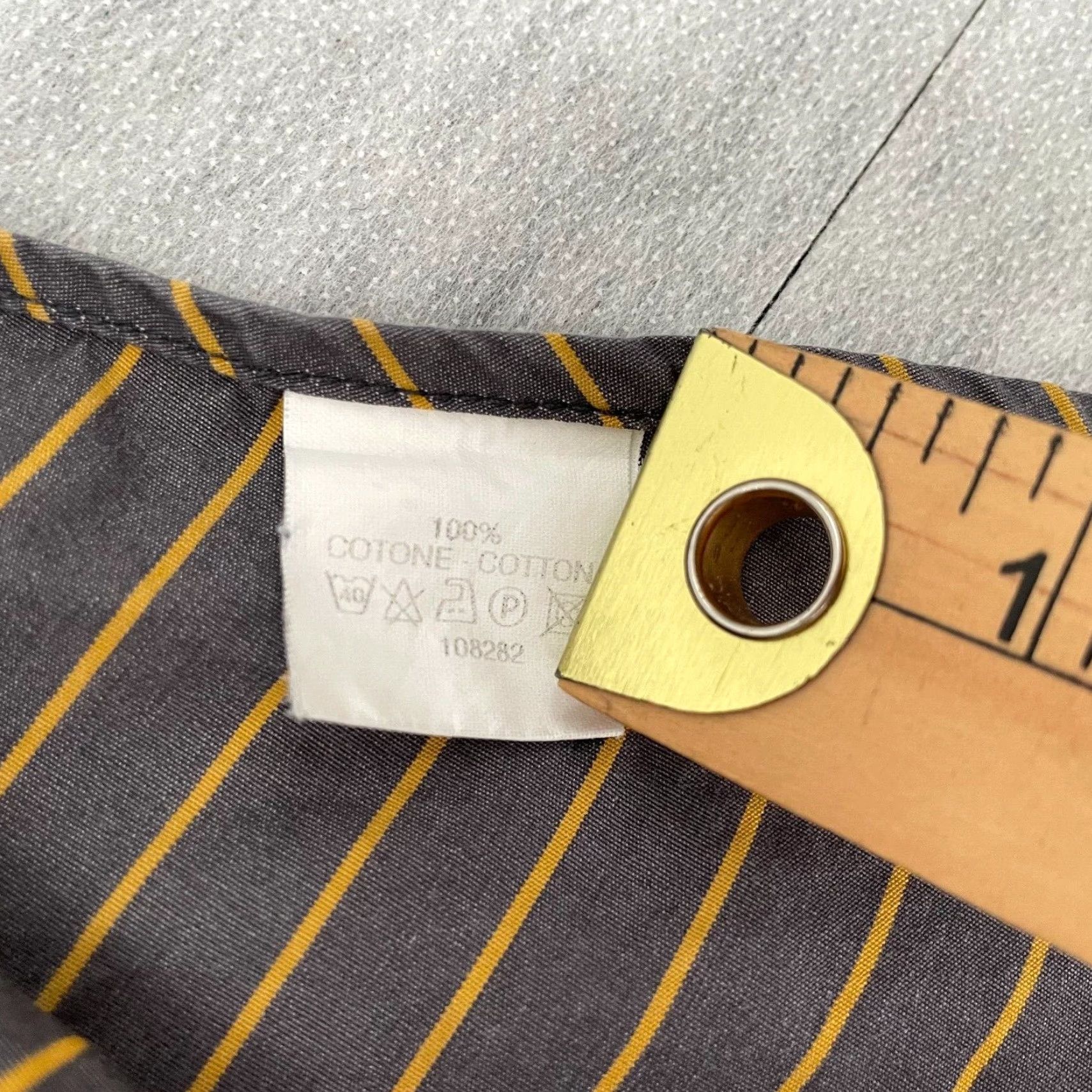 Vintage VINTAGE Maus & Hoffman Shirt Adult XL Stripe Button Up Long Sleeve Mens Gray Size US XL / EU 56 / 4 - 7 Thumbnail