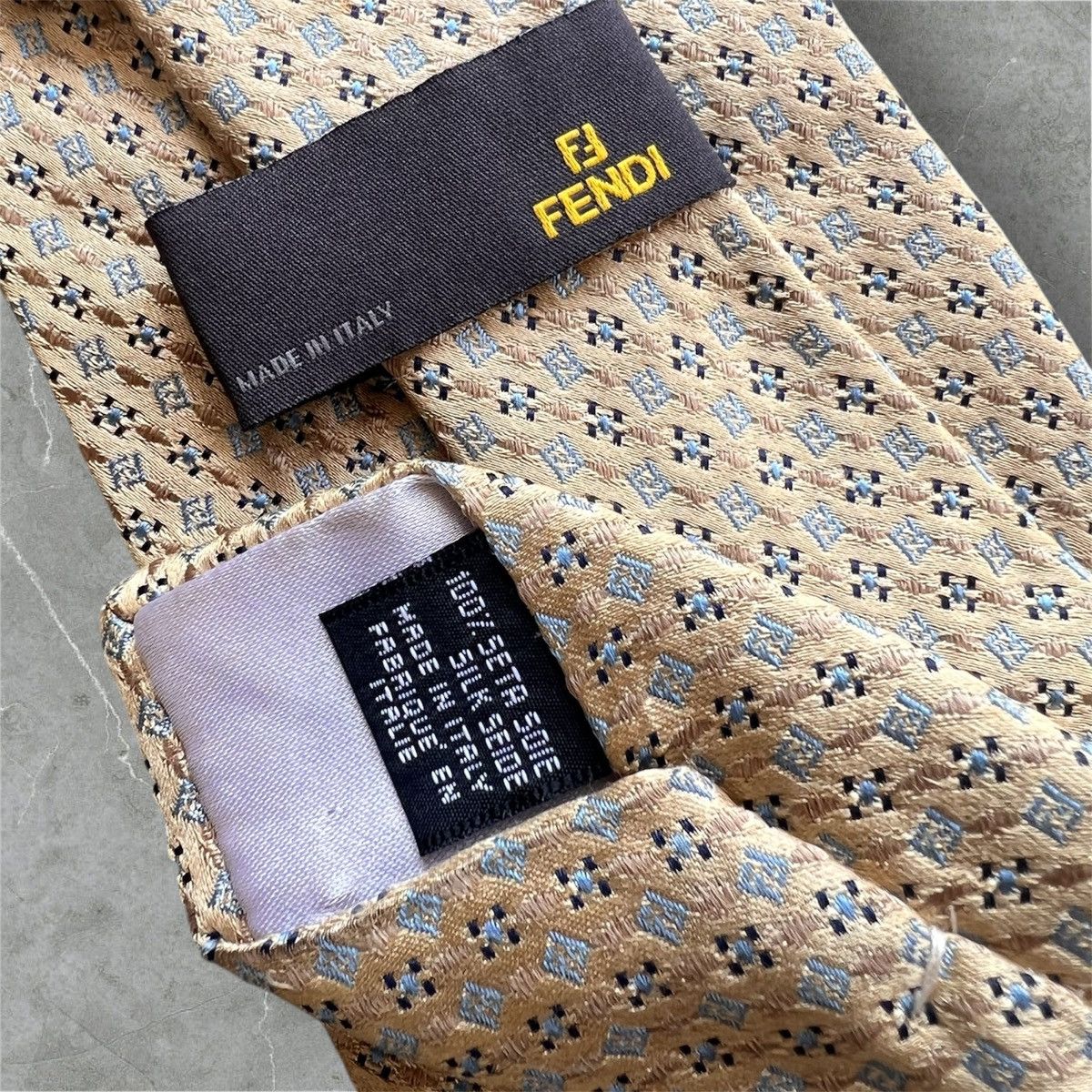 Christian Dior Monsieur Lot of 3 LUXURY DESIGNERS Silk Neckties V Size ONE SIZE - 10 Thumbnail