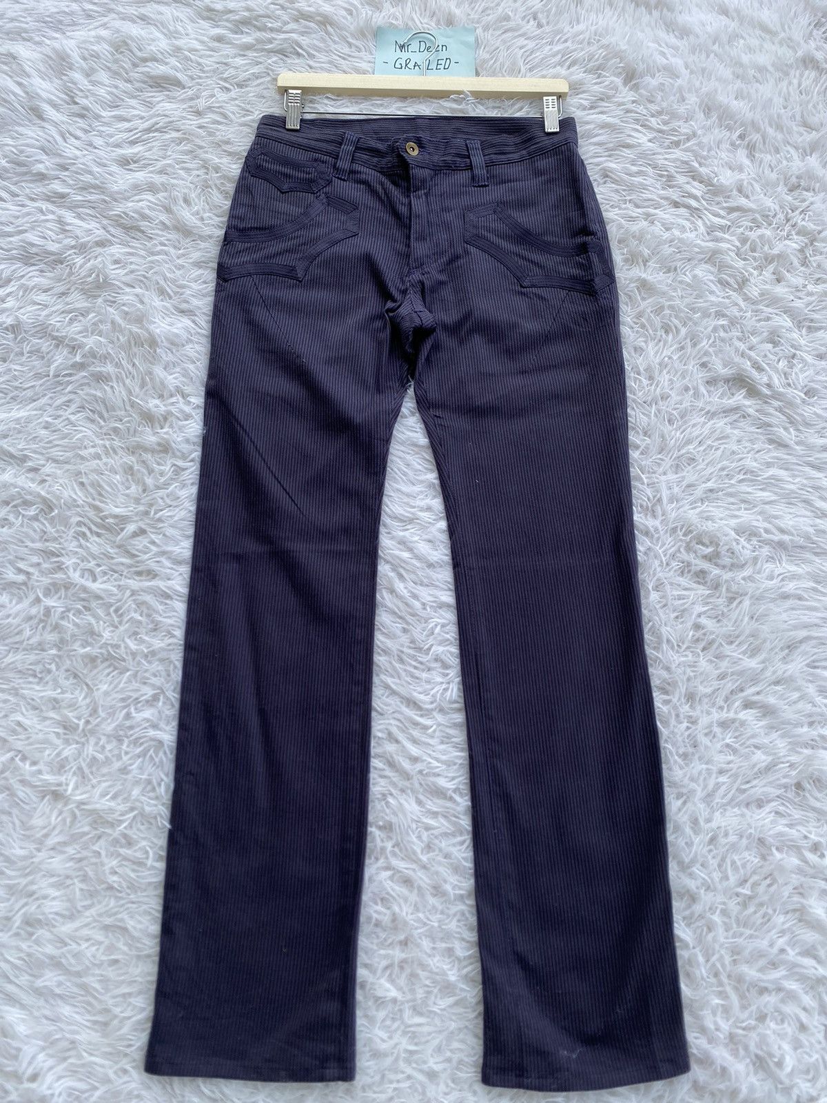 Number (N)ine Rare Vintage Number Nine Stripes Pants Size US 31 - 4 Thumbnail