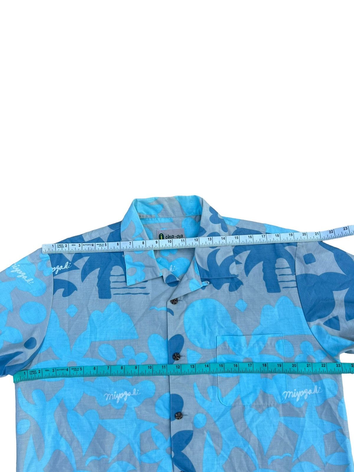Vintage i cha-ga Made in Japan Hawaiian Camp Collar Shirt Size US L / EU 52-54 / 3 - 3 Thumbnail