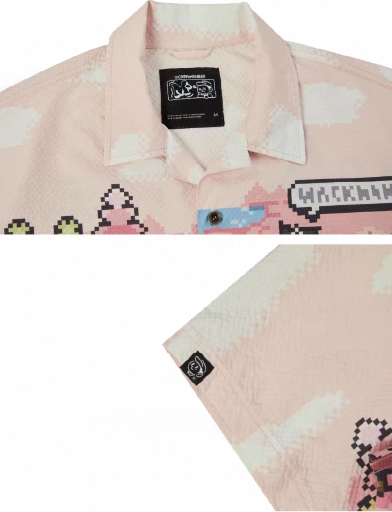 Other Nintendo-style Aesthetics Button Up Short Sleeve Shirt Size US M / EU 48-50 / 2 - 6 Thumbnail