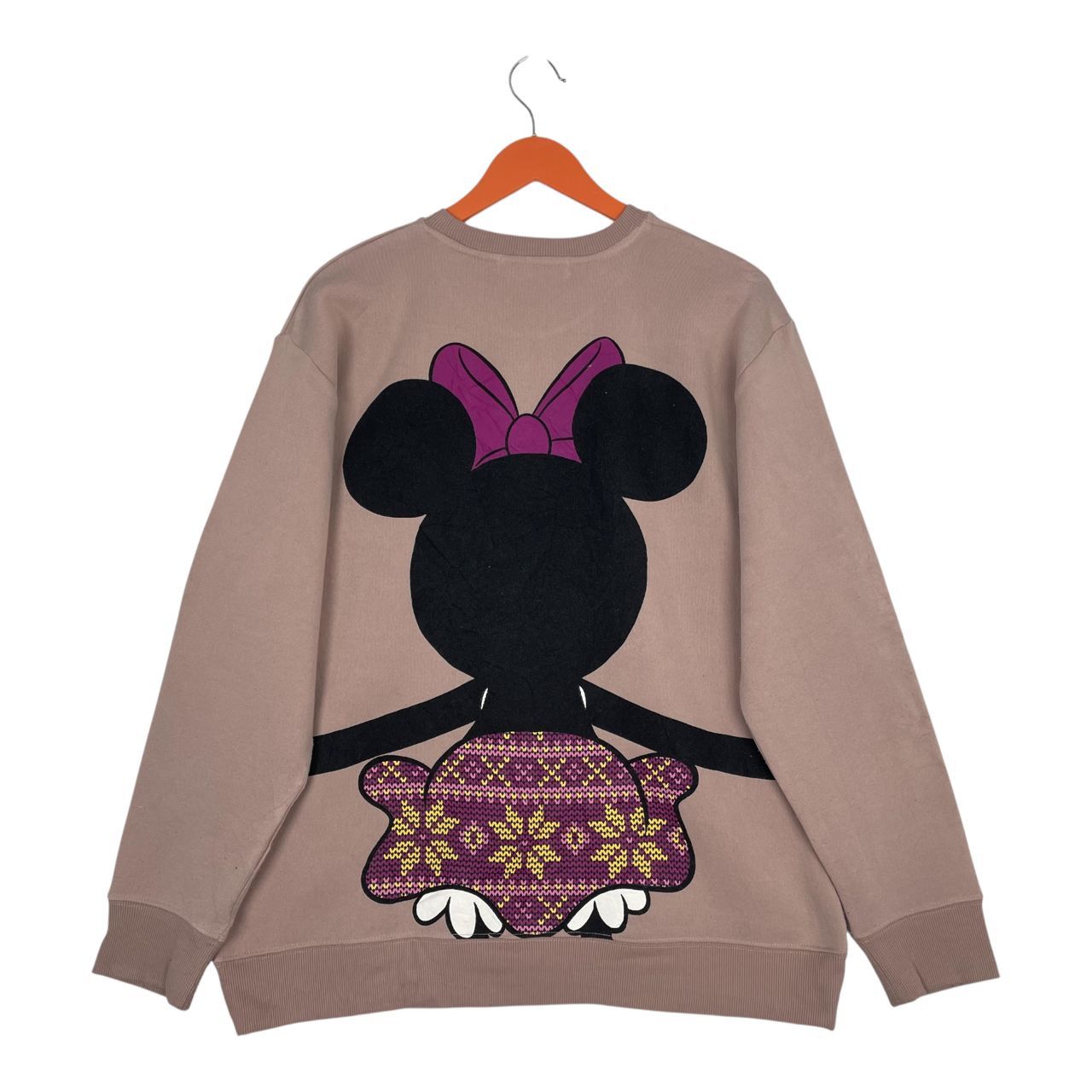 Mickey Mouse Authentic Japan! Minnie Mouse Miror Printing Sweatshirt Size L / US 10 / IT 46 - 2 Thumbnail
