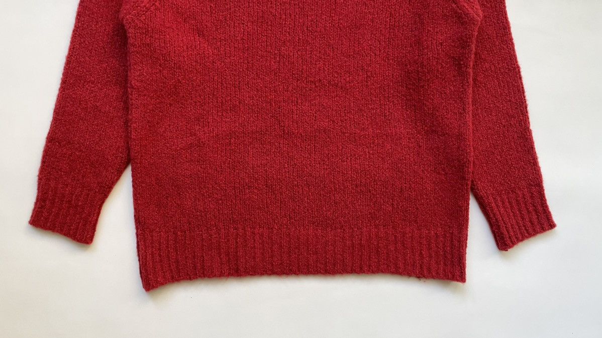 Dries Van Noten Sample Oversized Red Boucle Wool Sweater Size US M / EU 48-50 / 2 - 11 Thumbnail