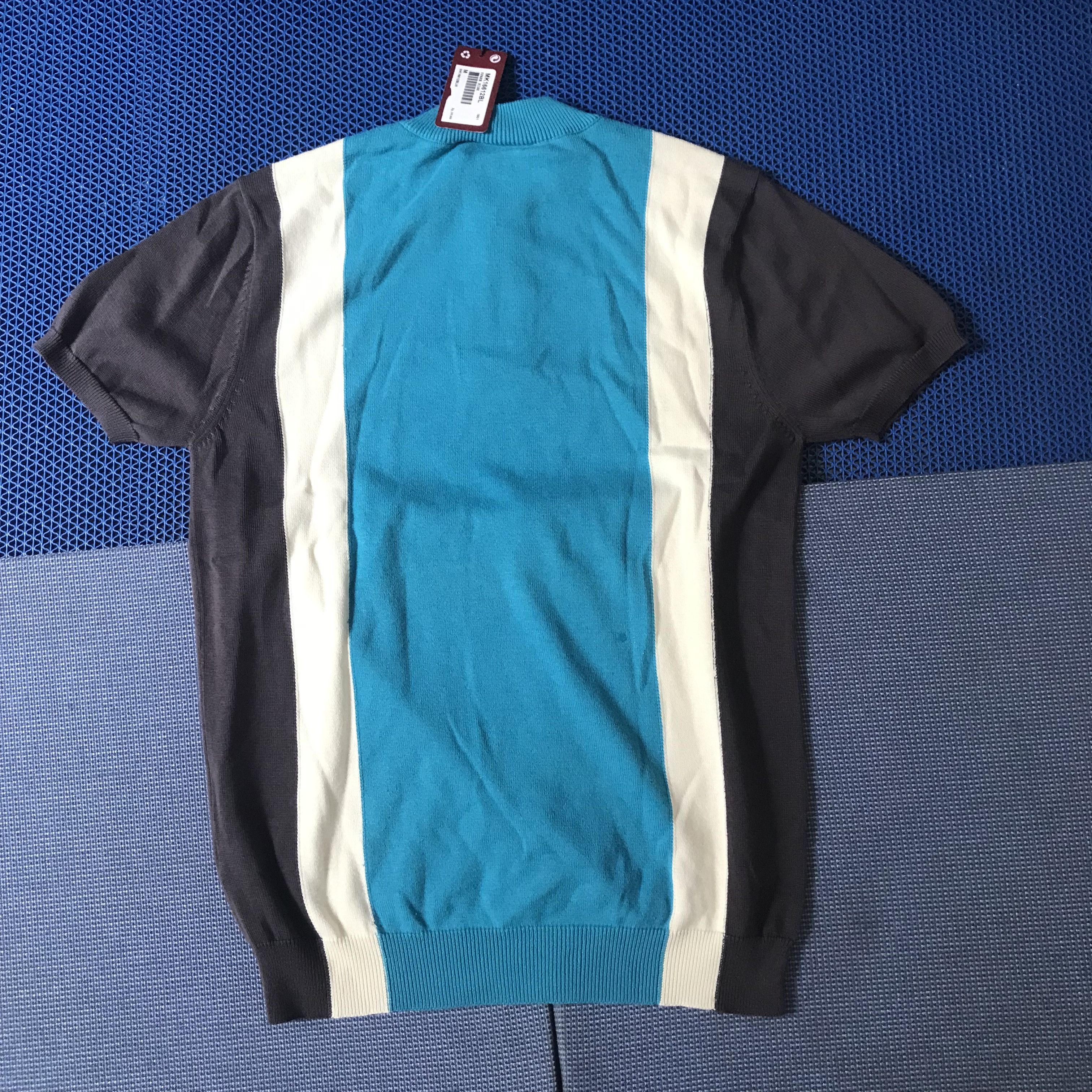 Hush Puppies Hush Puppies Knitwear Blue and Black Grey stripes Size US M / EU 48-50 / 2 - 8 Thumbnail