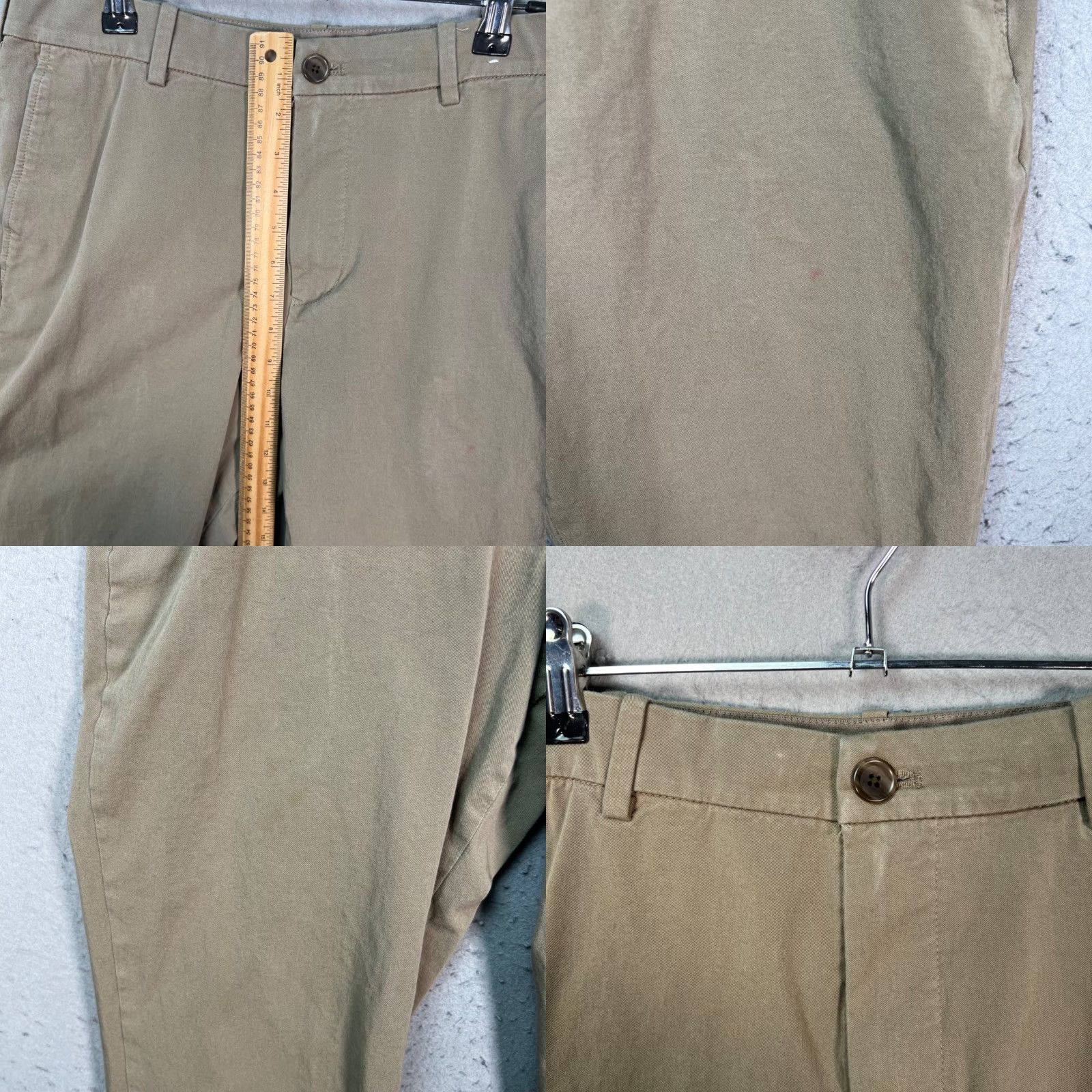 Uniqlo Uniqlo Mens Size Medium 30 - 33 Khaki Straight-Leg Chino Pants Size US 31 - 8 Thumbnail