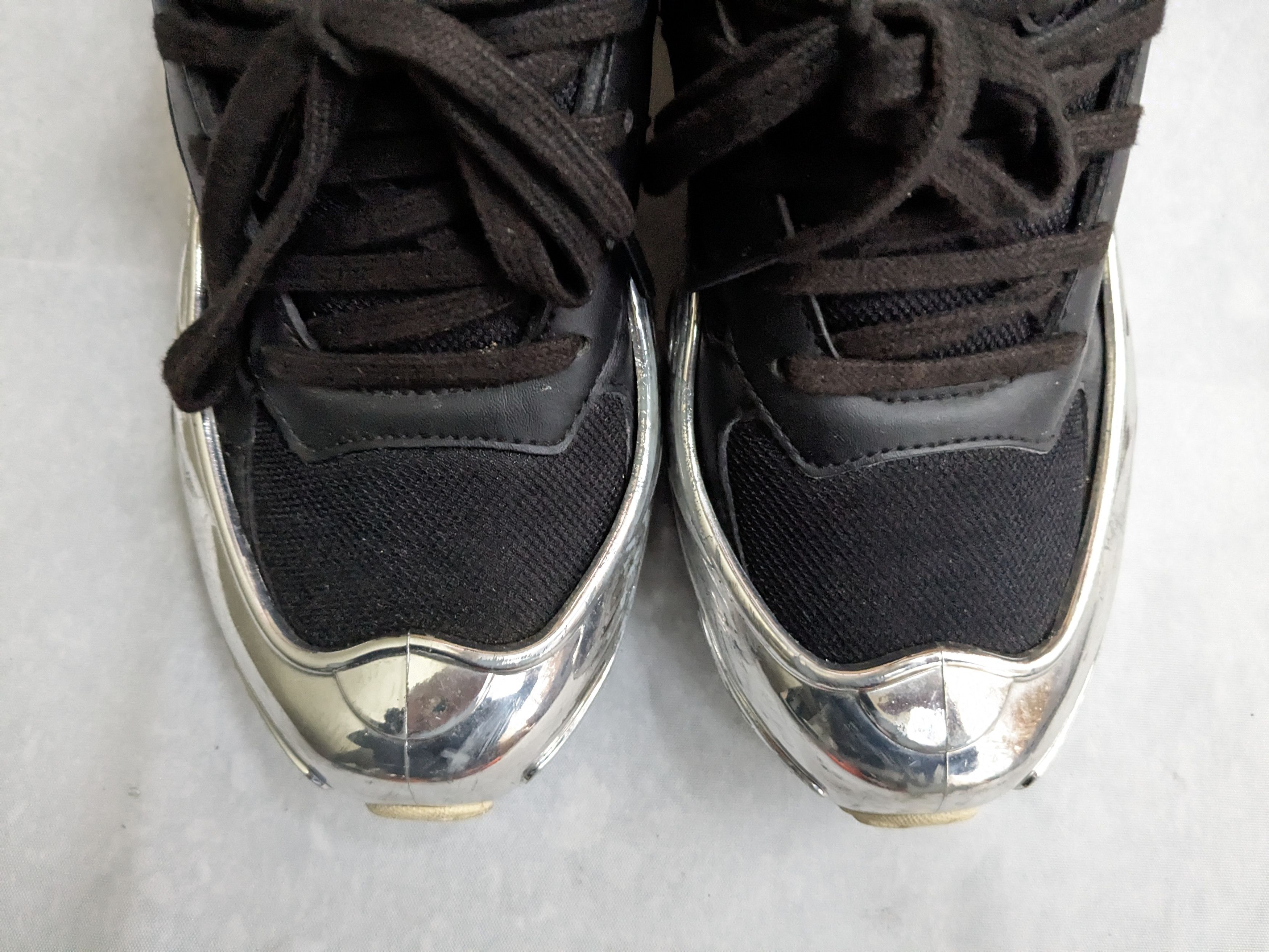 Raf Simons Adidas x Raf Simons Ozweego Mirrored Black Silver EE7944 Size US 8 / EU 41 - 3 Thumbnail