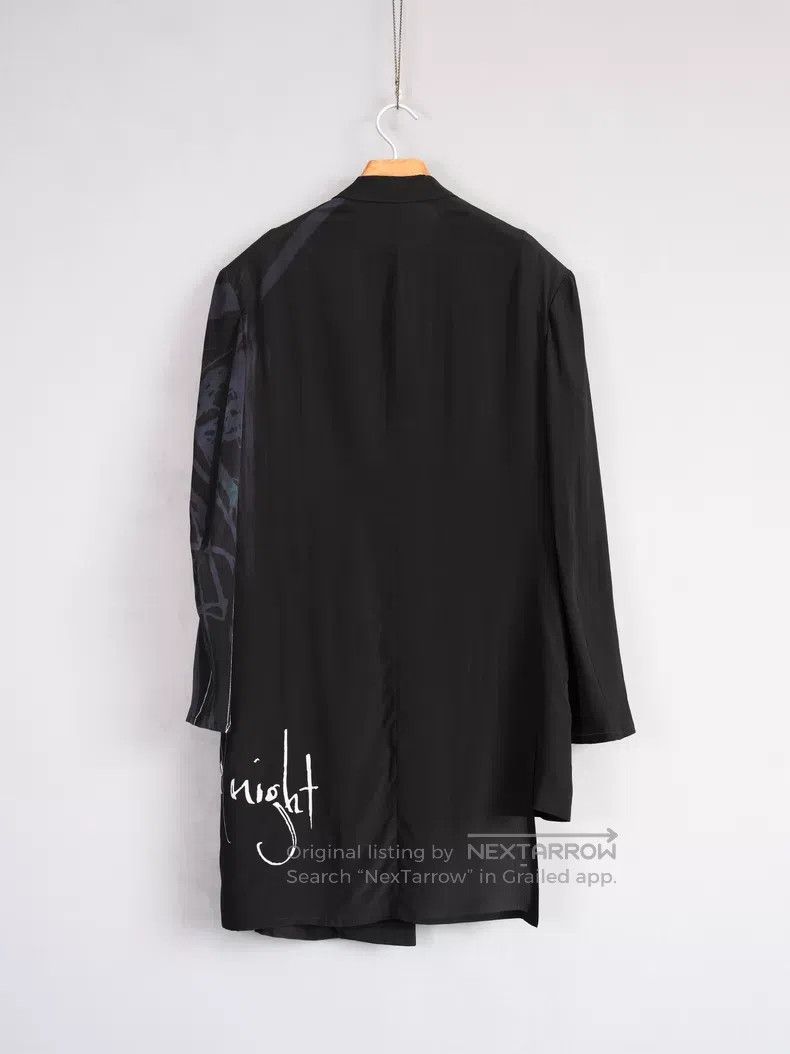 Yohji Yamamoto Yohji Yamamoto 25SS silk jacket with portrait design| Size US M / EU 48-50 / 2 - 4 Thumbnail