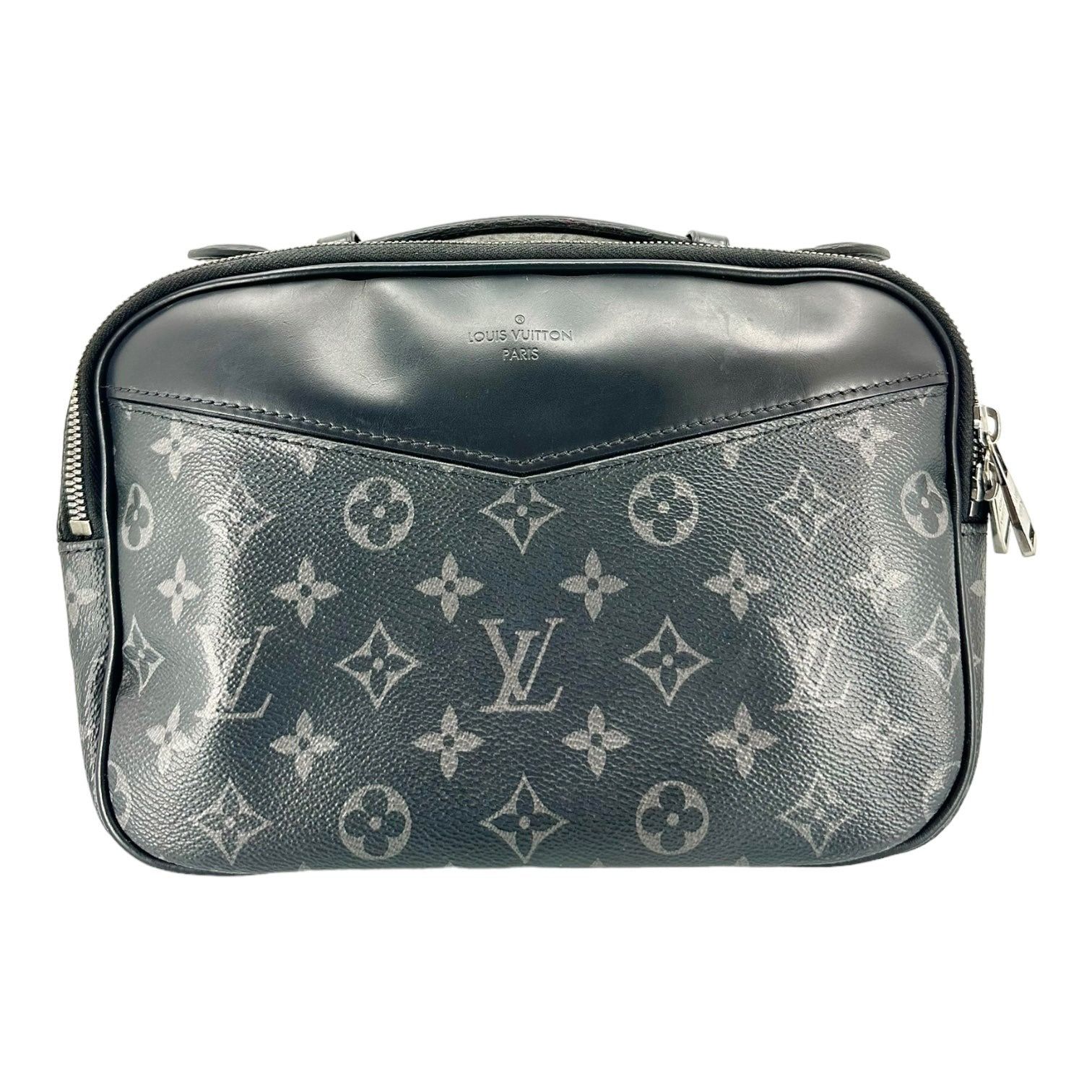image of Louis Vuitton Two Way Ambler Messenger Bag Black, Men's