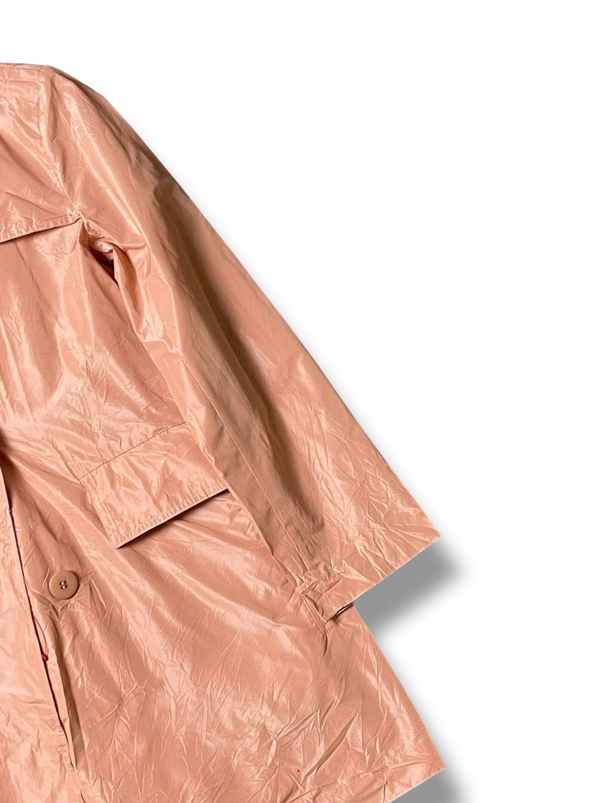 Japanese Brand Do Classe Brand Shiny Belted Jacket (60) Size XS / US 0-2 / IT 36-38 - 4 Thumbnail