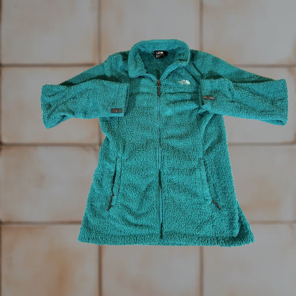 The North Face The North Face Jacket Womens S Teal Osito Parka Fleece Full Zip Coat Outdoor Size S / US 4 / IT 40 - 1 Thumbnail