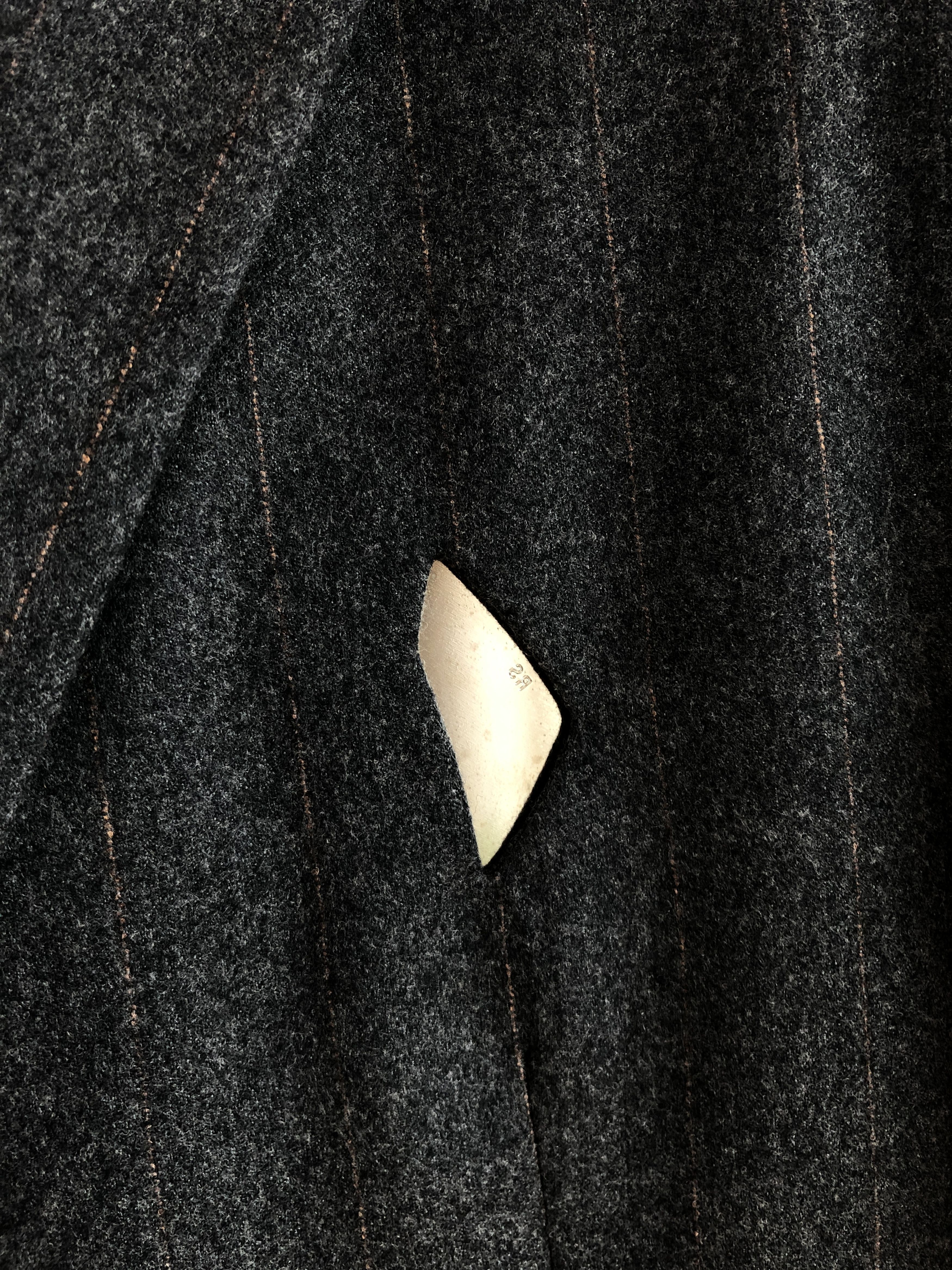 Raf Simons RAF SIMONS AW09 Mirror Wool Suit Size 46R - 3 Thumbnail