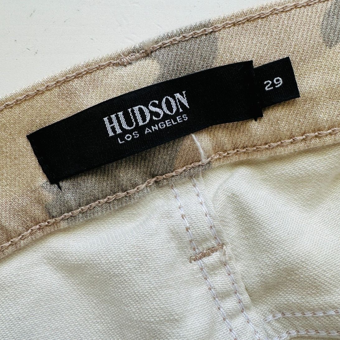 Hudson Hudson Nico Peyote Camo Mid-Rise Split Ankle Zip Jeans 29 Size 29" - 9 Thumbnail