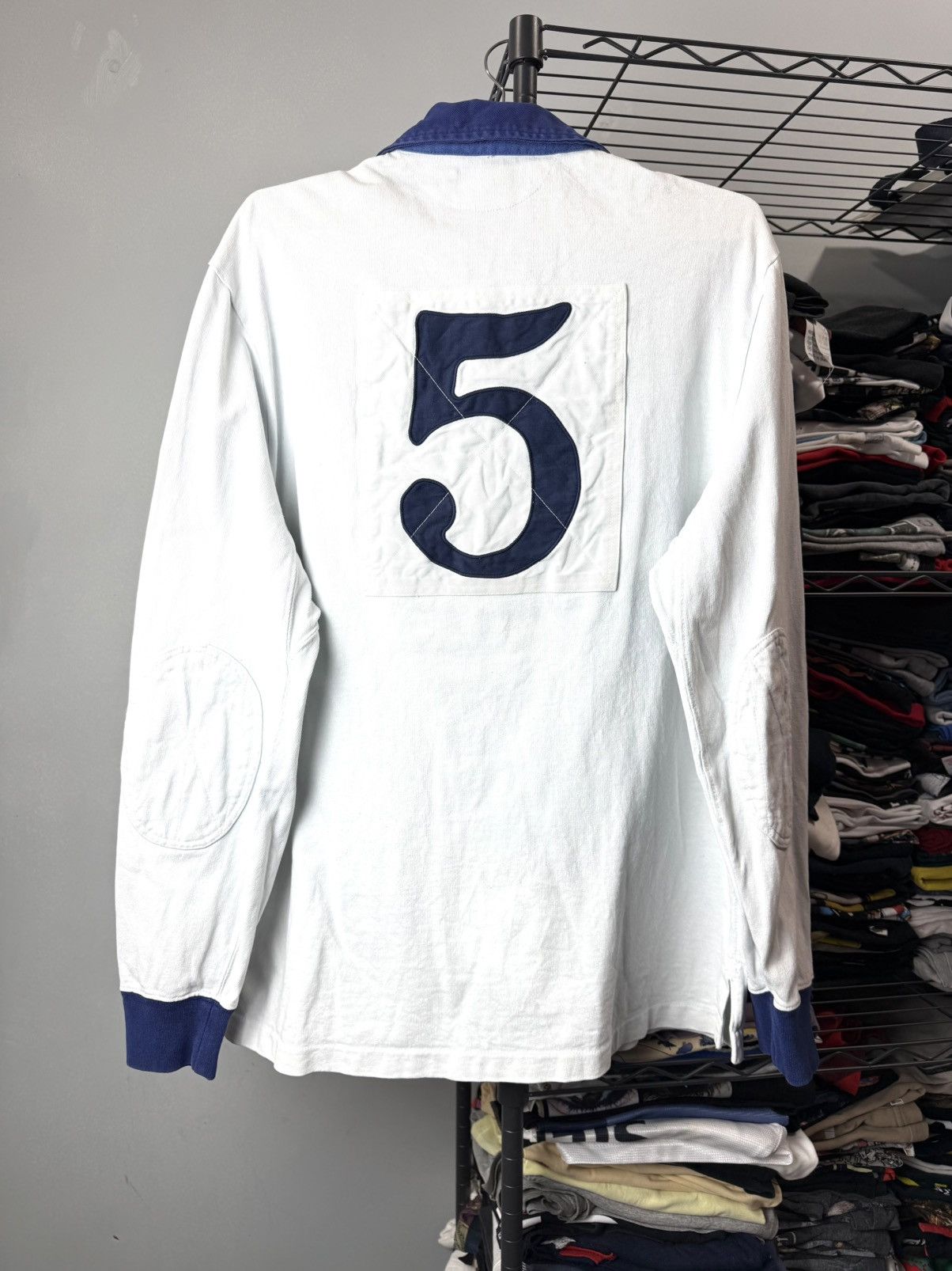 Polo Ralph Lauren Vintage Polo Ralph Lauren Rugby Longsleeve Sweatshirt Size US L / EU 52-54 / 3 - 2 Thumbnail