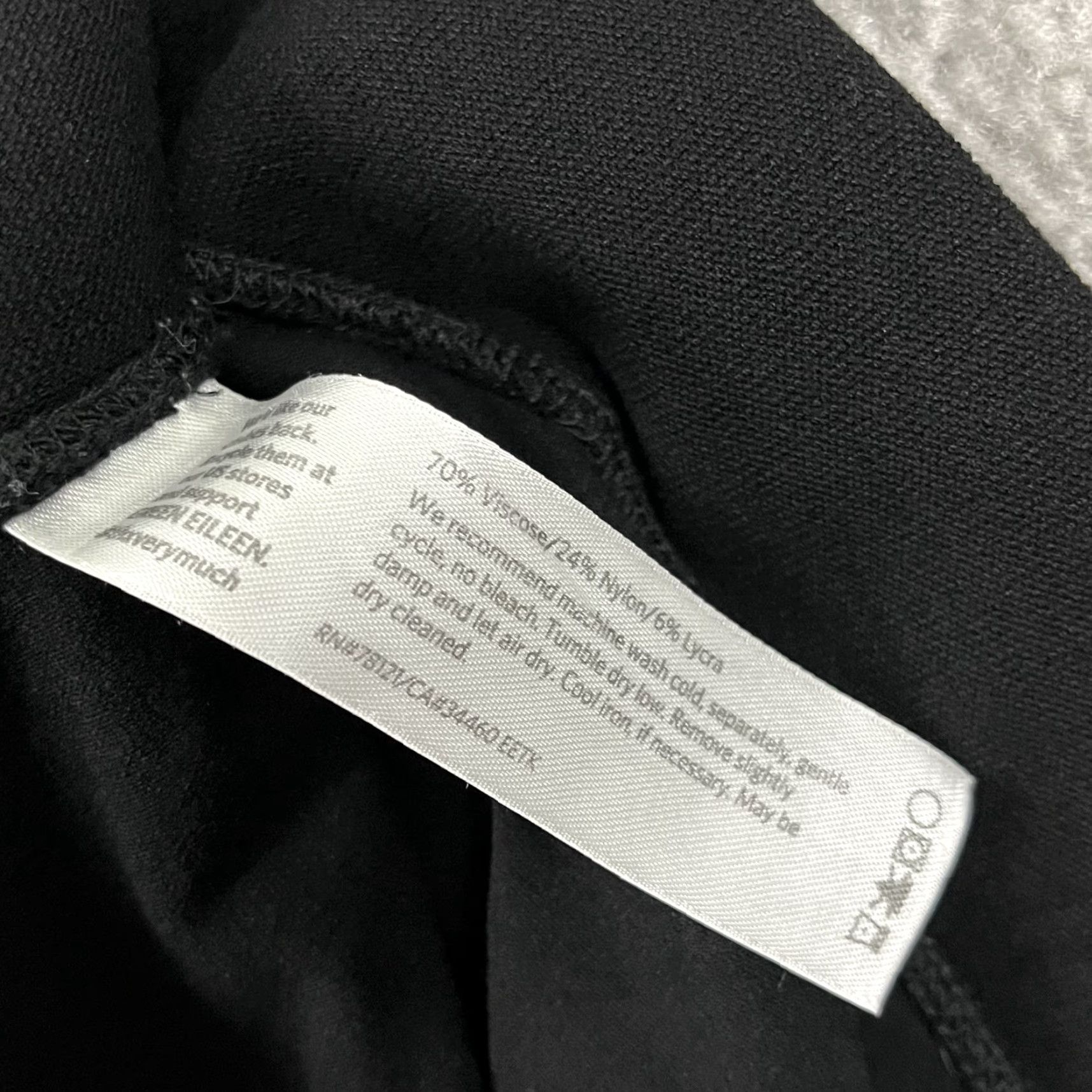 Eileen Fisher Eileen Fisher Pants Womens XL 31" Black Elastic Stretch Pull On Office Career Size 40" / US 18 - 3 Thumbnail