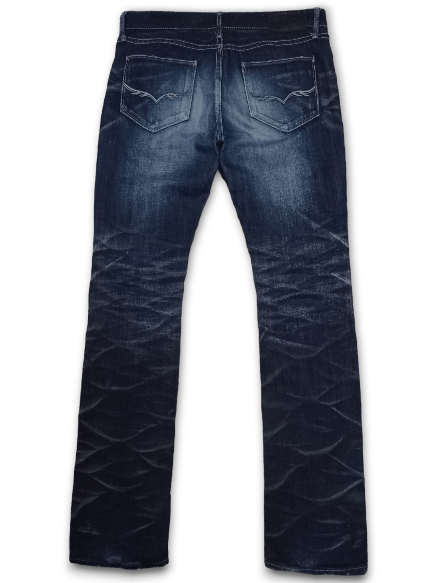 GOSTAR DE FUGA × Japanese Brand Vintage Japanese Gostar De Fuga Indigo Distressed Jeans Size US 33 - 2 Thumbnail