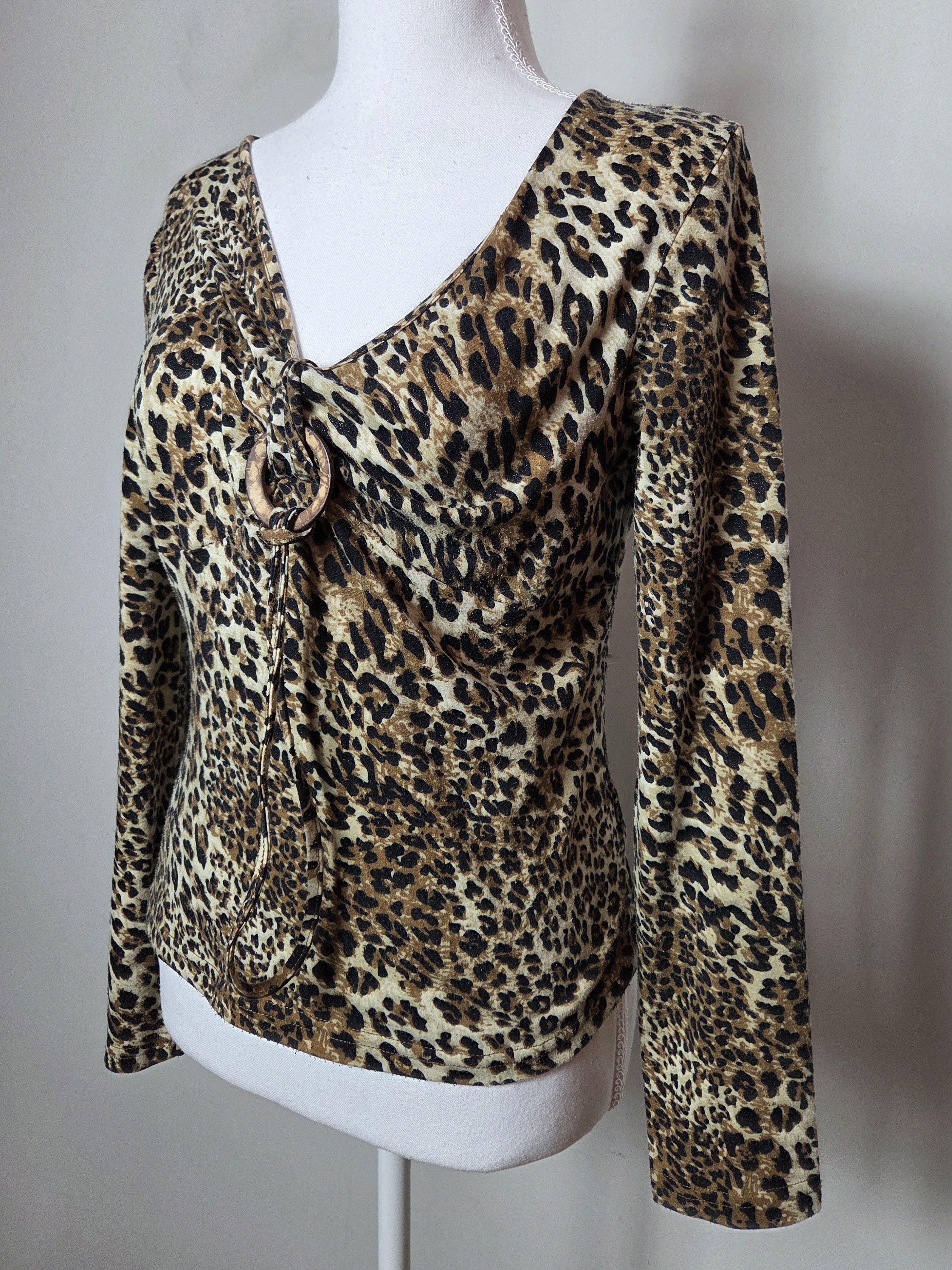 Hysteric Glamour vintage leopard panther top y2k archive mcbling Size M / US 6-8 / IT 42-44 - 1 Thumbnail
