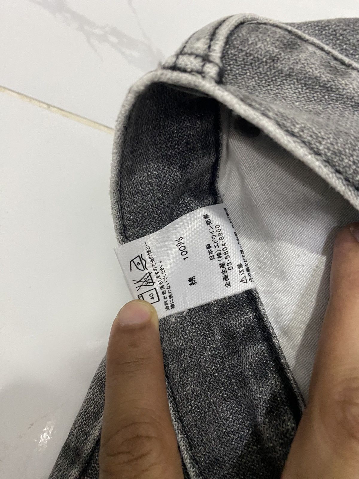 If Six Was Nine FLARE JEANS🔥VINTAGE WRANGLER FADED GREY DISTRESSED DENIM Size US 30 / EU 46 - 11 Thumbnail