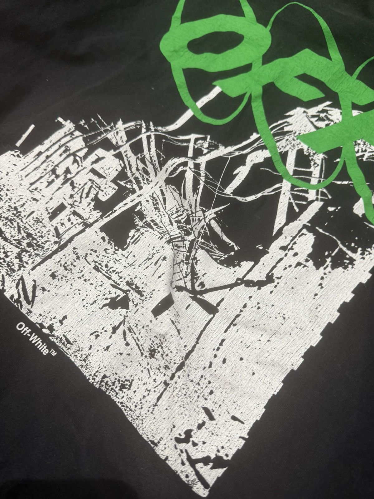 Off-White OFFWHITE FW2019 INDUSTRIAL PRINTED/RUINED FACTORY SWEATER Size US XL / EU 56 / 4 - 6 Thumbnail