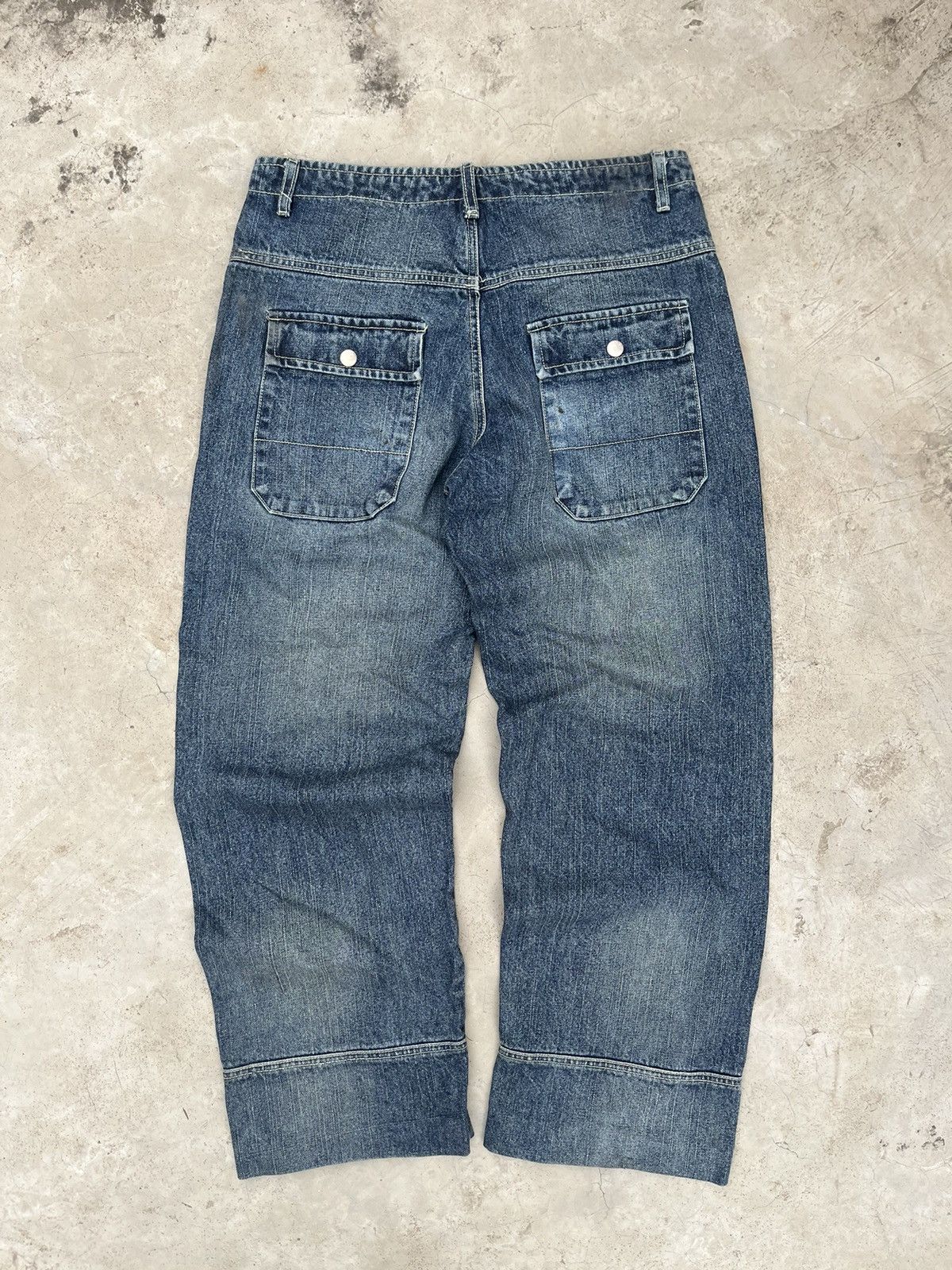 Japanese Brand × Vintage VINTAGE THICK MATERIAL JEANS Size US 34 / EU 50 - 2 Thumbnail