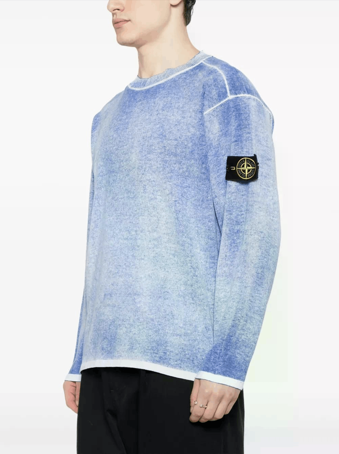Stone Island Stone Island SS16 Sweatshirt Hand Sprayed Dust Treatment XL Size US XL / EU 56 / 4 - 1 Thumbnail