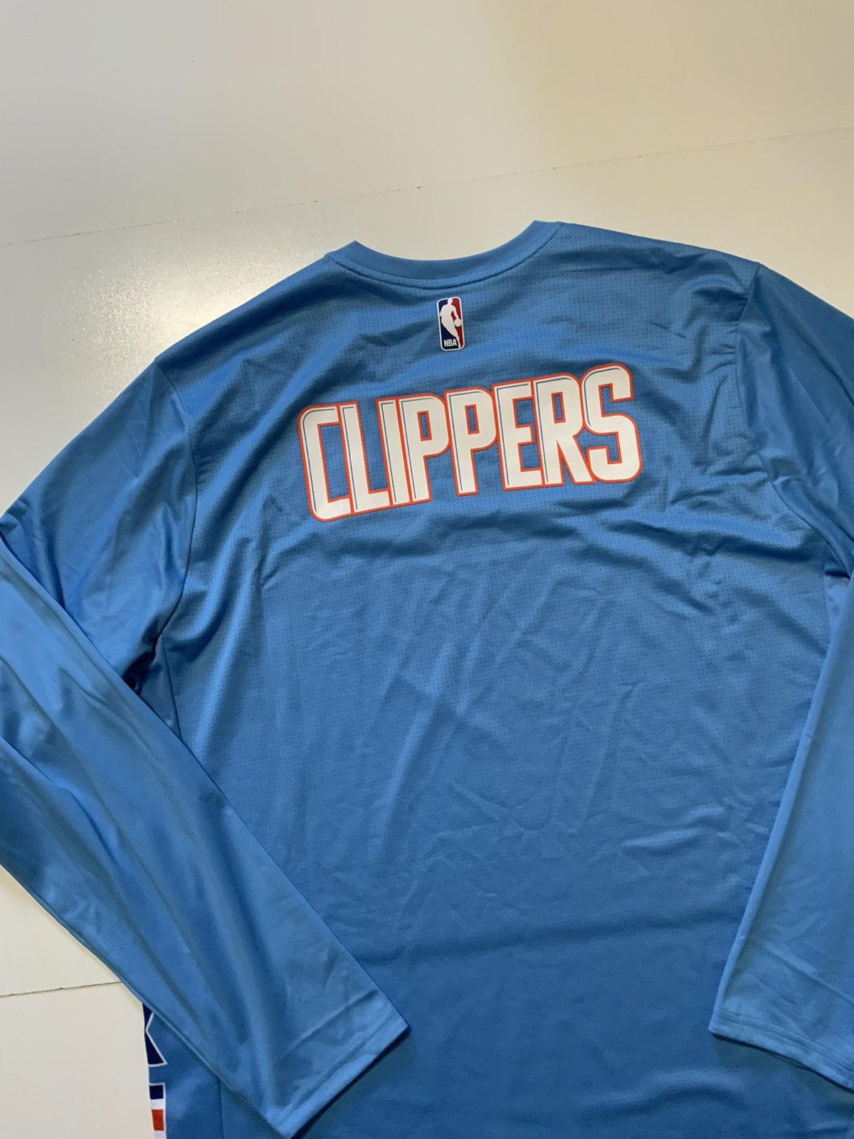 NBA × Nike Nike Los Angeles Clippers Engineered Showtime Warm Up Shirt Size US XXL / EU 58 / 5 - 4 Thumbnail