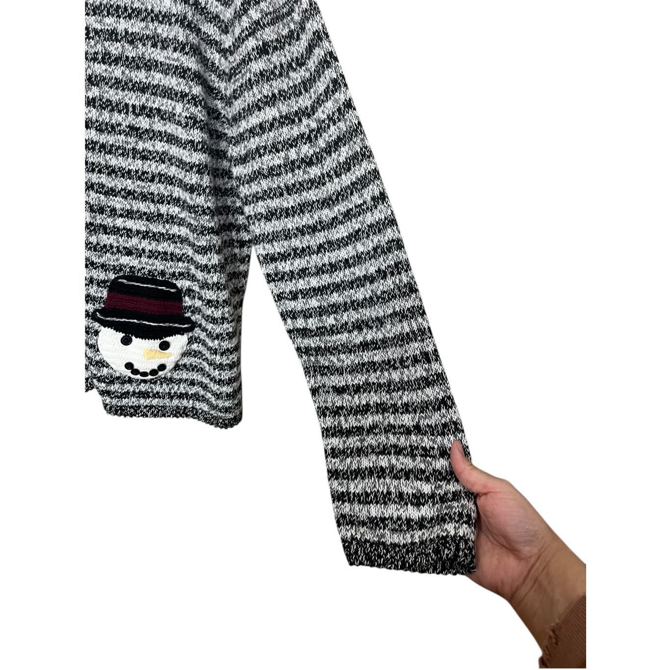 Other Vintage Christopher & Banks 2003 Christmas Winter Snowman Ca Size L / US 10 / IT 46 - 4 Thumbnail