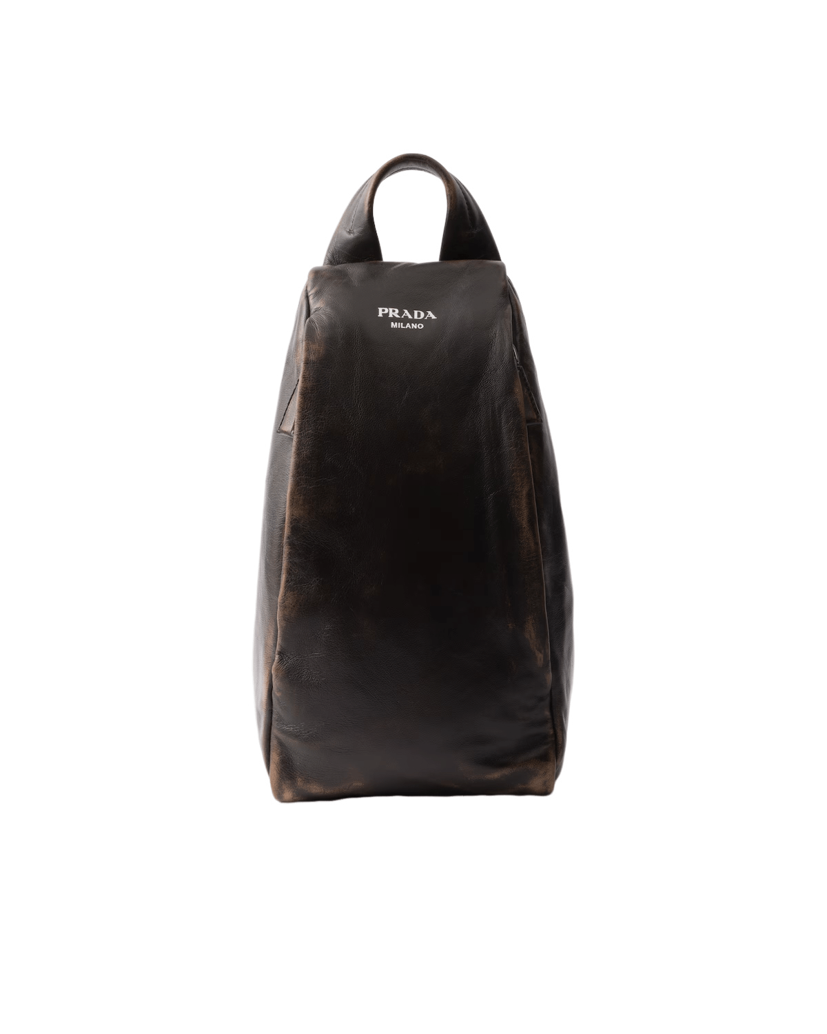 Prada PRADA $4000 Dark Brown Nappa Leather Backpack New Size ONE SIZE - 4 Thumbnail