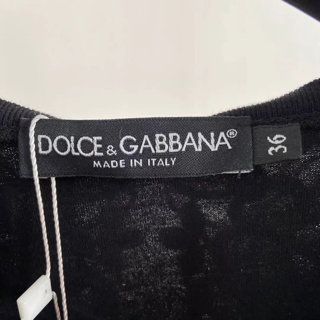 Dolce & Gabbana Dolce&Gabbana Black Doll Collar Blouse 36 Size XS / US 0-2 / IT 36-38 - 5 Thumbnail