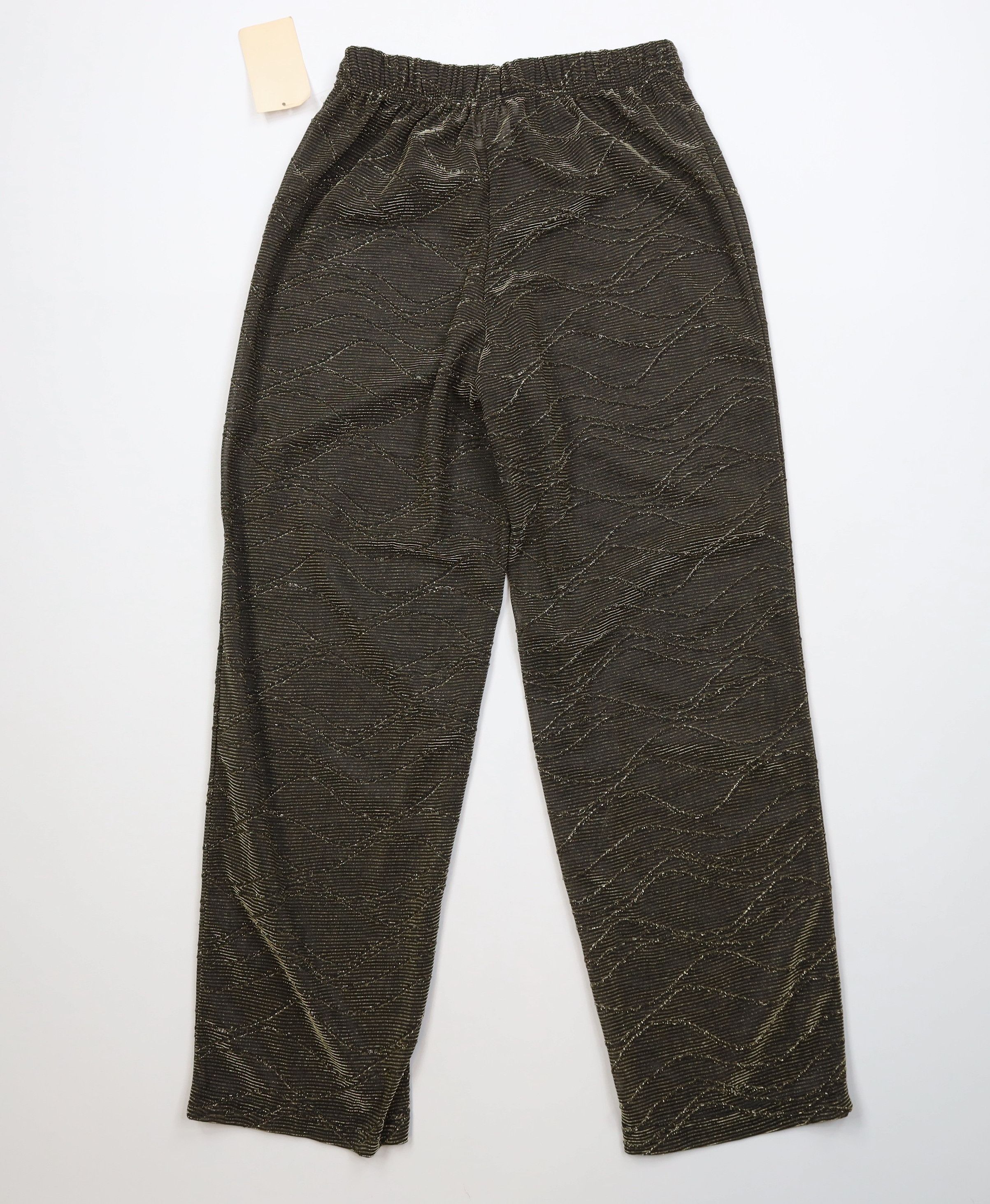 Vintage Deadstock Vintage 90s Sheer Metallic Harem Pants USA Gold Size 24" / US 00 / IT 34 - 7 Thumbnail