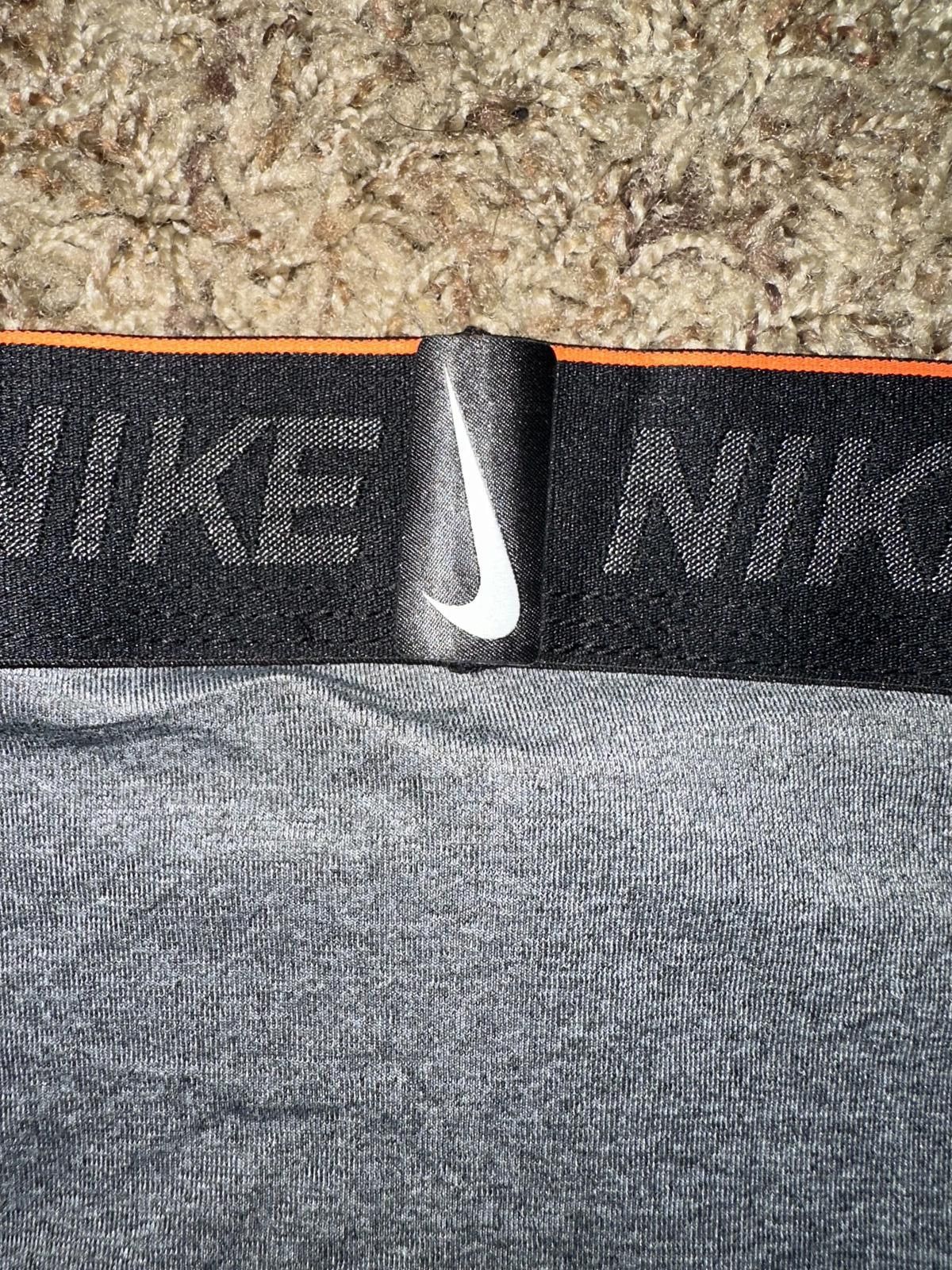 Nike Mens Nike Dri Fit Grey Long Boxer Briefs Size ONE SIZE - 5 Thumbnail